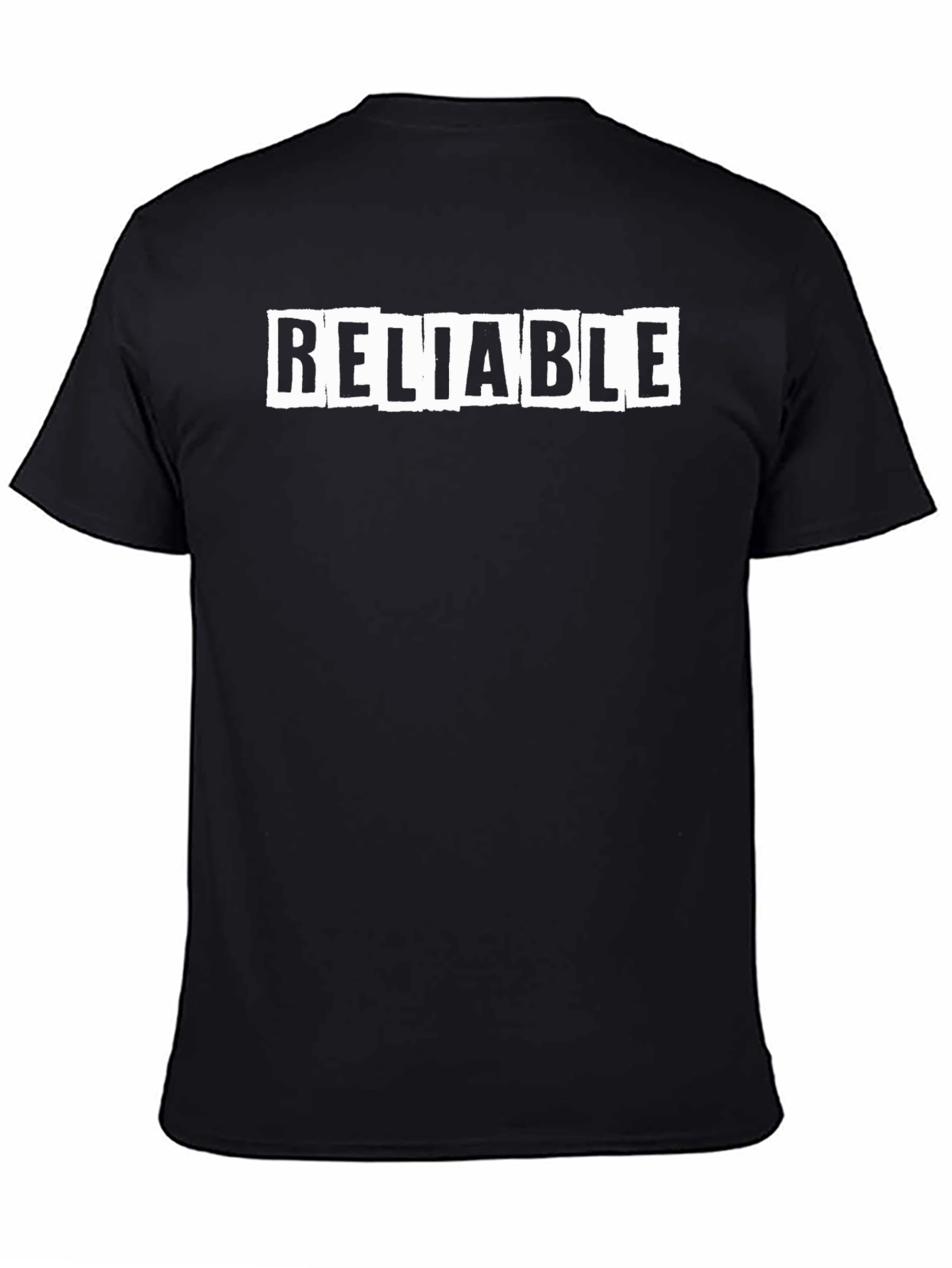 Reliable Statement Graphic Tee - Black
