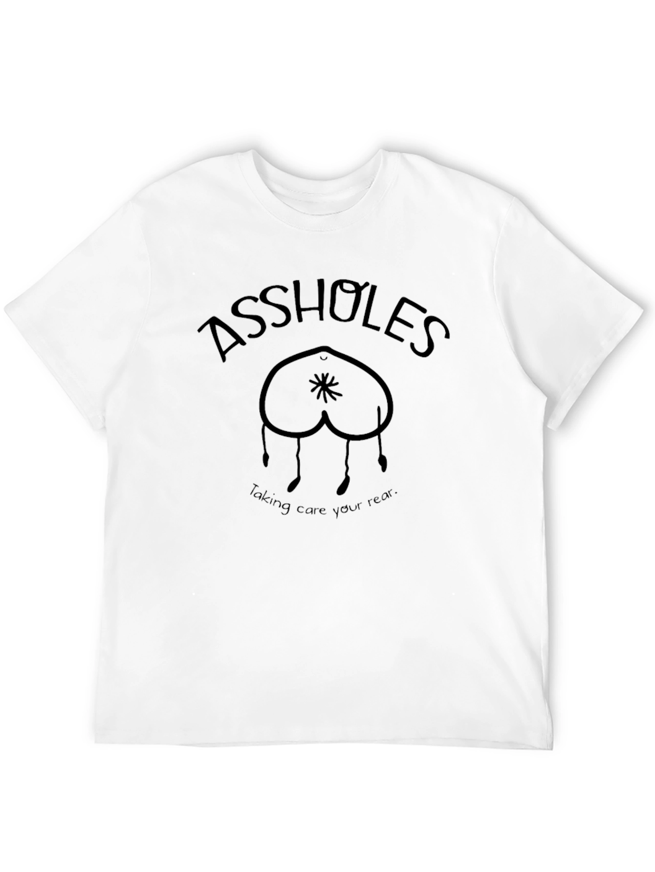 Assholes Graphic Tee - Humor & Comfort