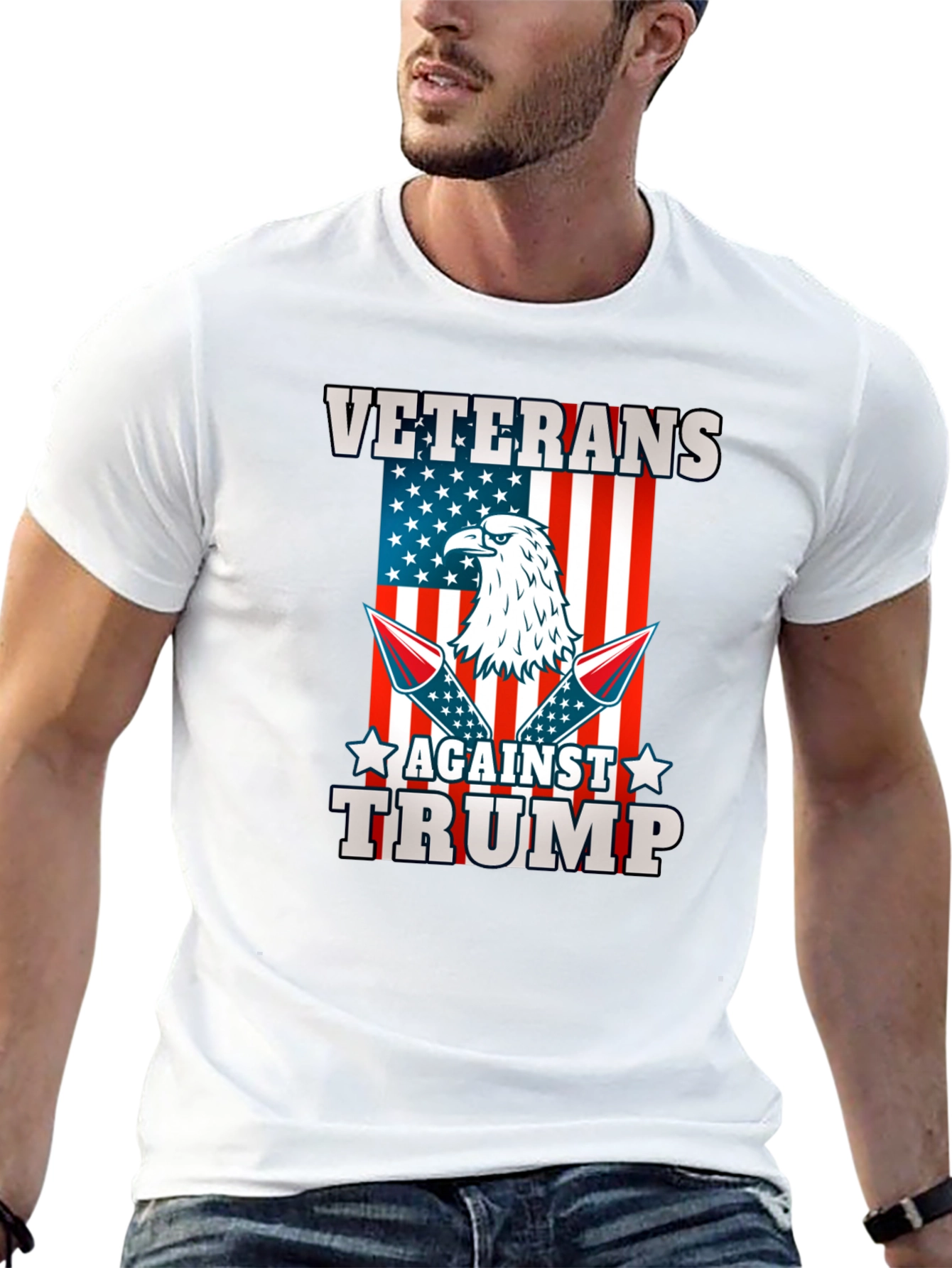 Veterans Against Trump Graphic Tee