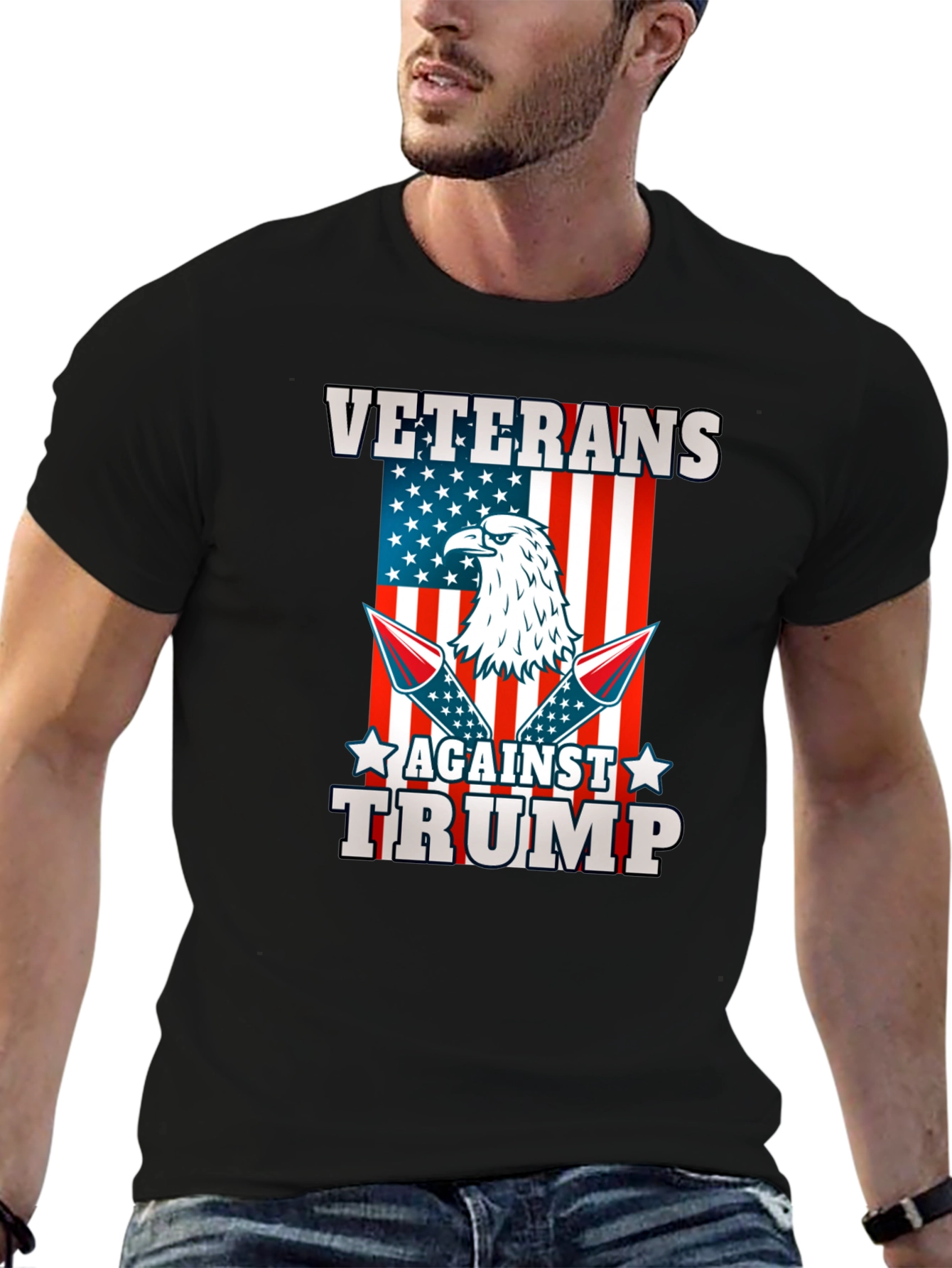 Veterans Against Trump Graphic Tee