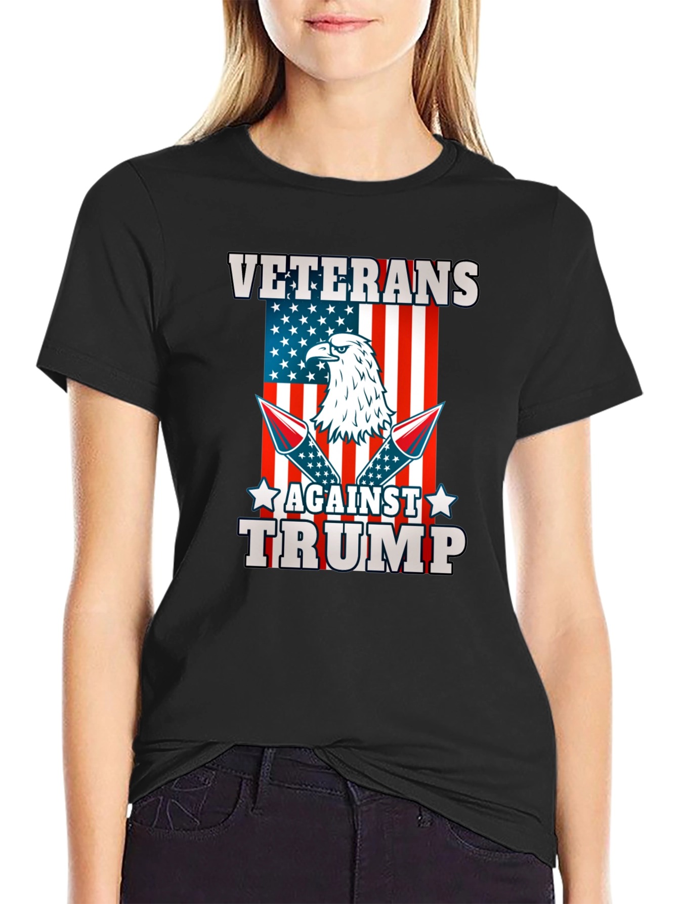 Veterans Against Trump Graphic Tee