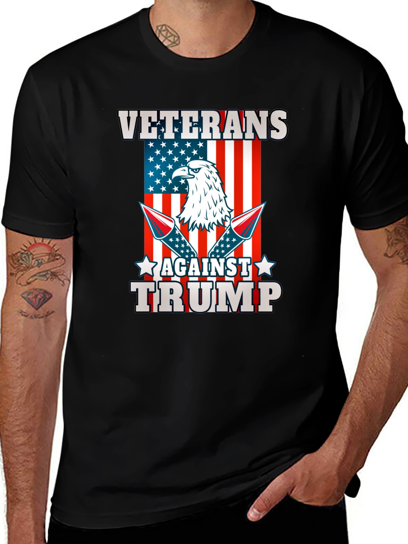 Veterans Against Trump Graphic Tee