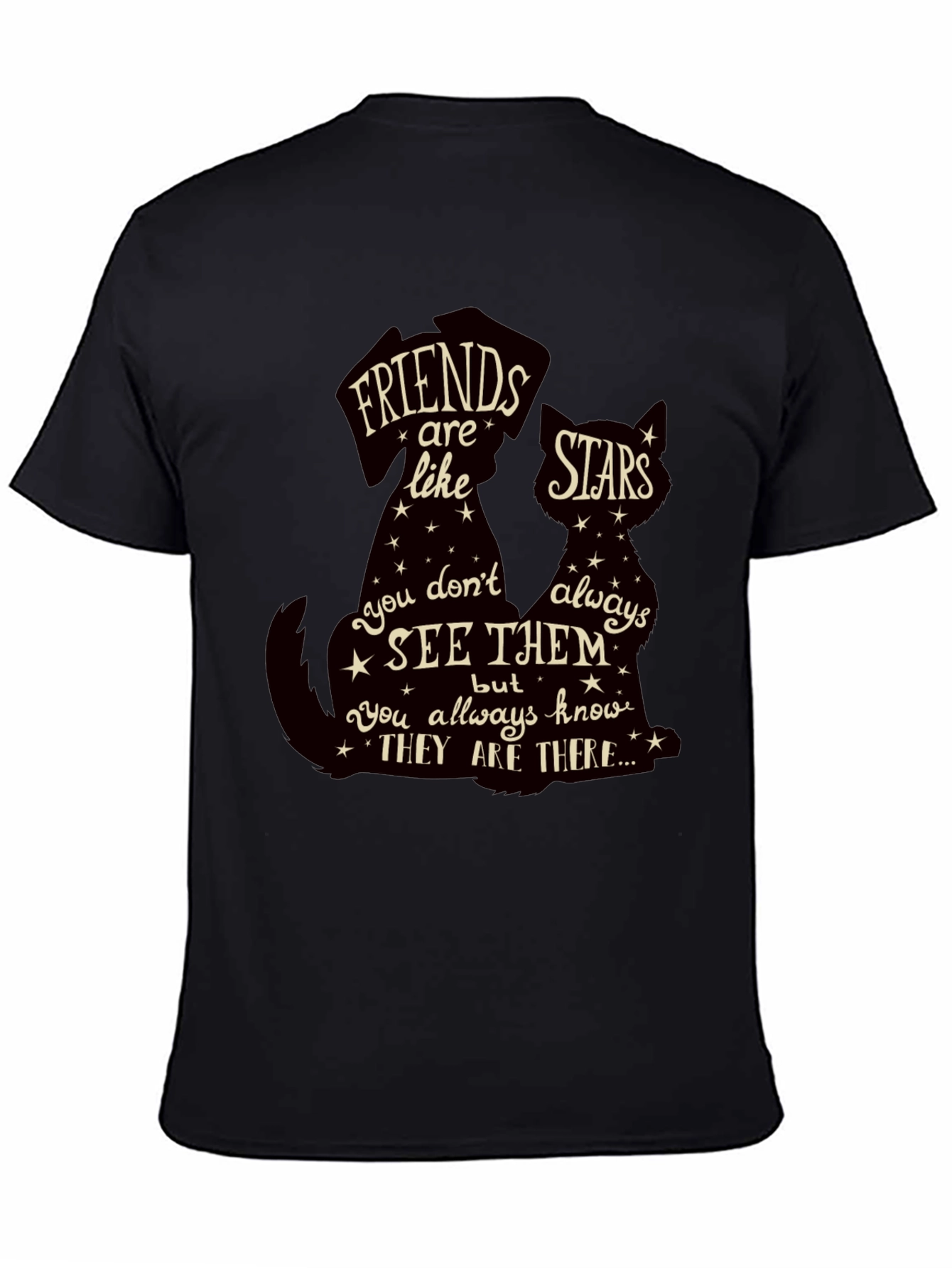 Friends are Like Stars Graphic T-Shirt
