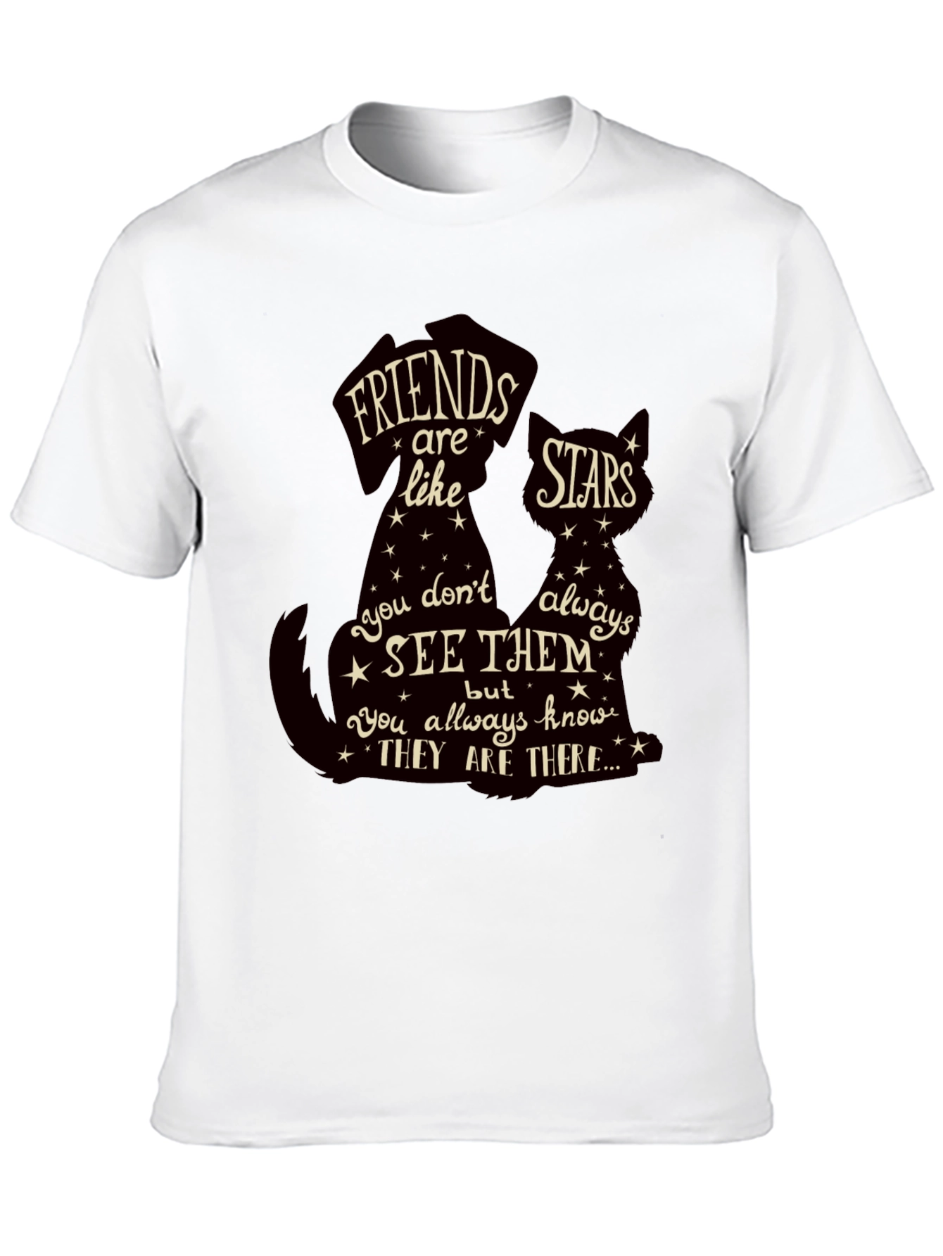 Friends are Like Stars Graphic T-Shirt