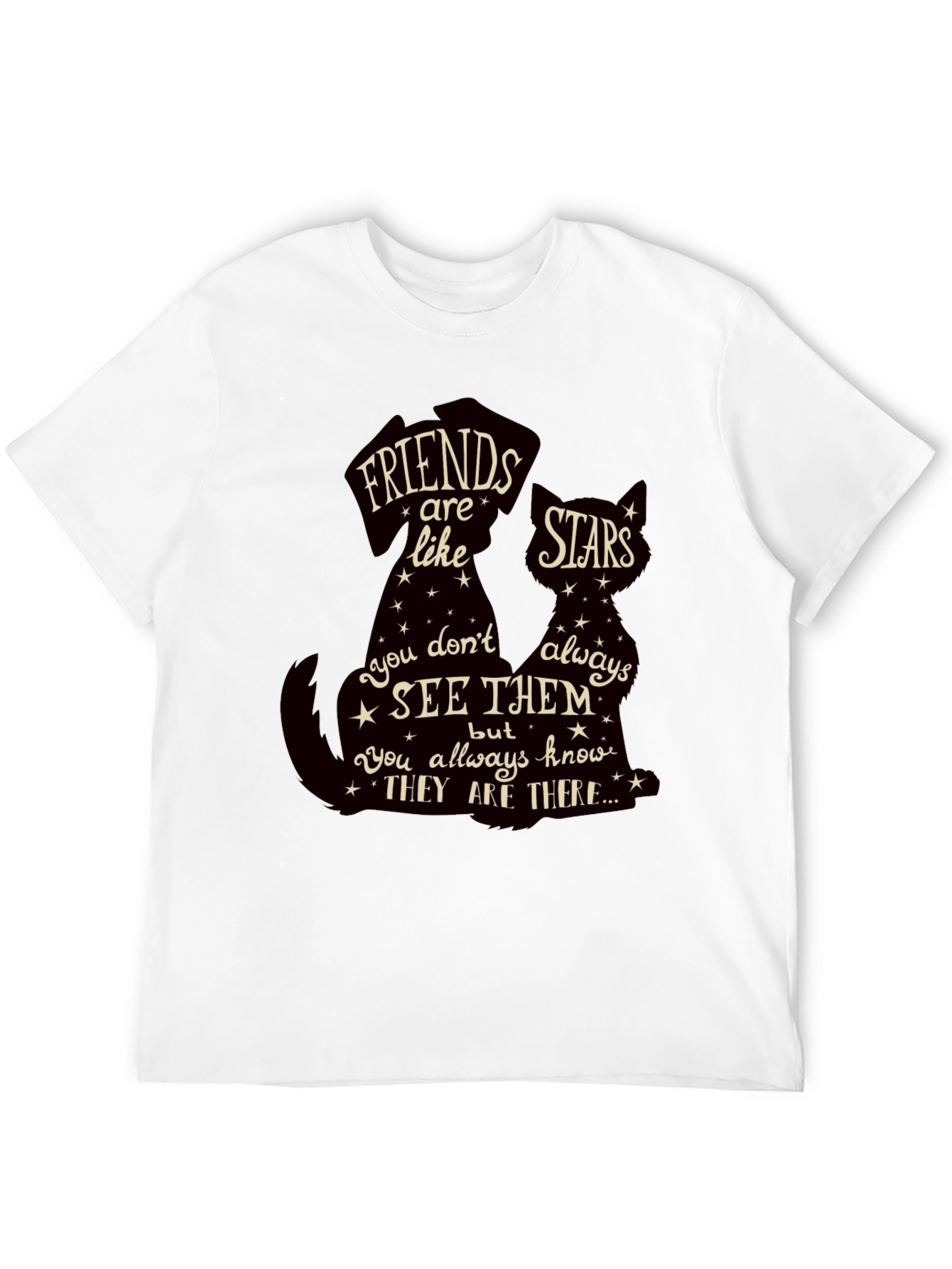 Friends are Like Stars Graphic T-Shirt
