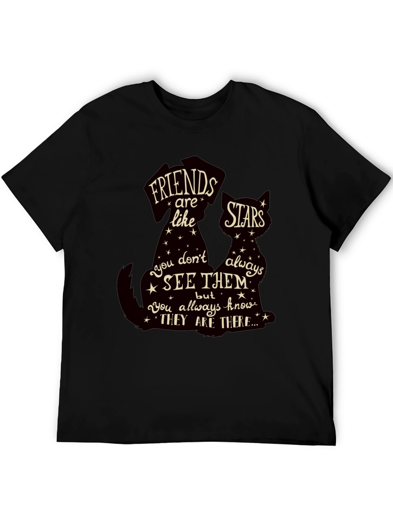 Friends are Like Stars Graphic T-Shirt