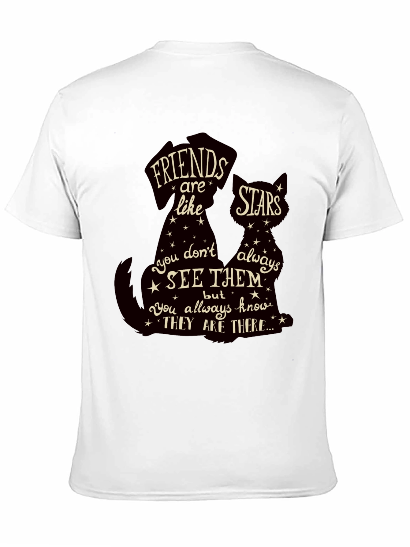 Friends are Like Stars Graphic T-Shirt