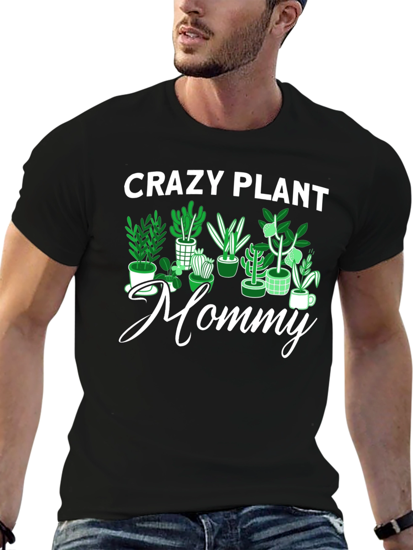 Crazy Plant Mommy Graphic Tee