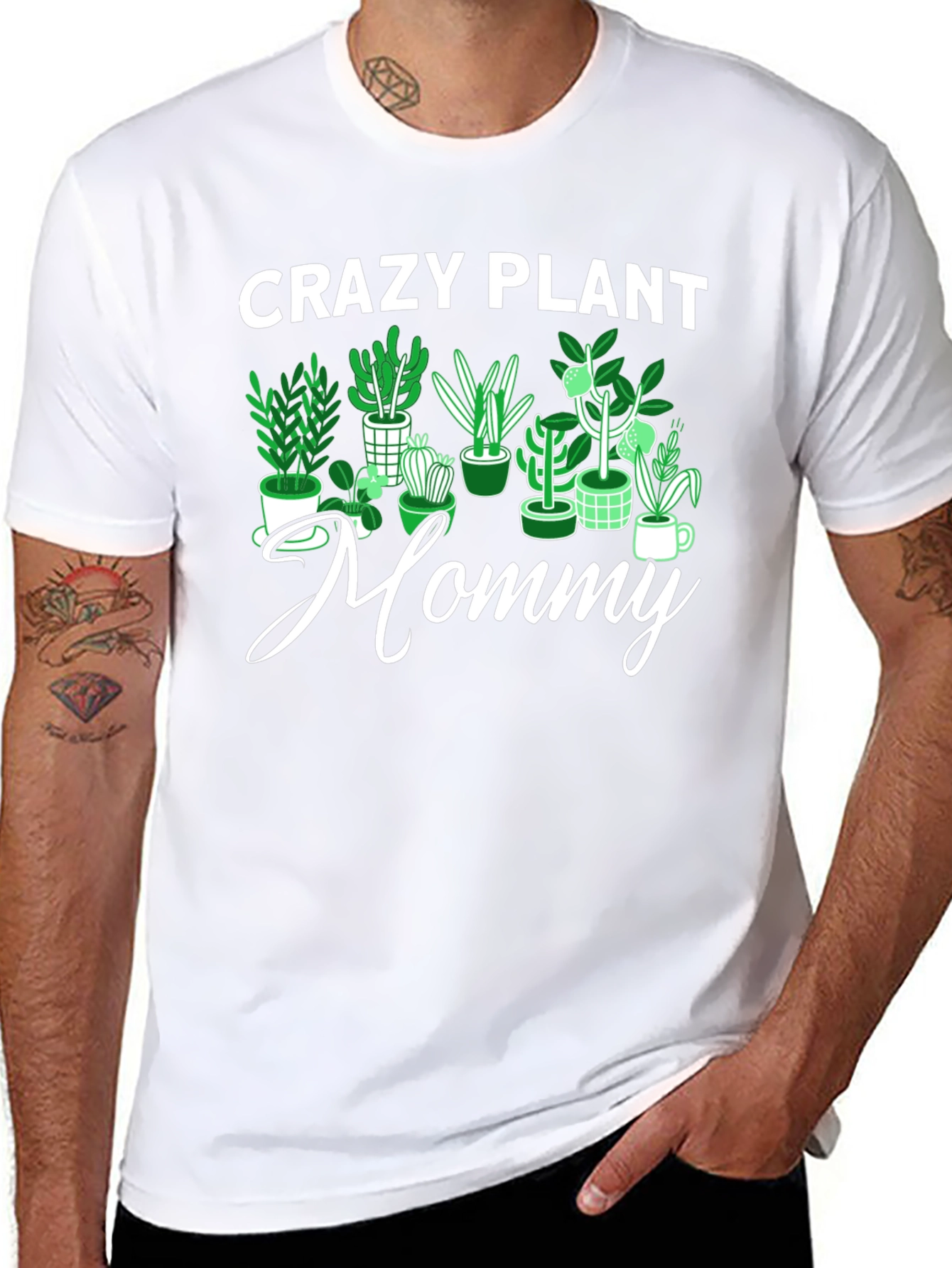 Crazy Plant Mommy Graphic Tee