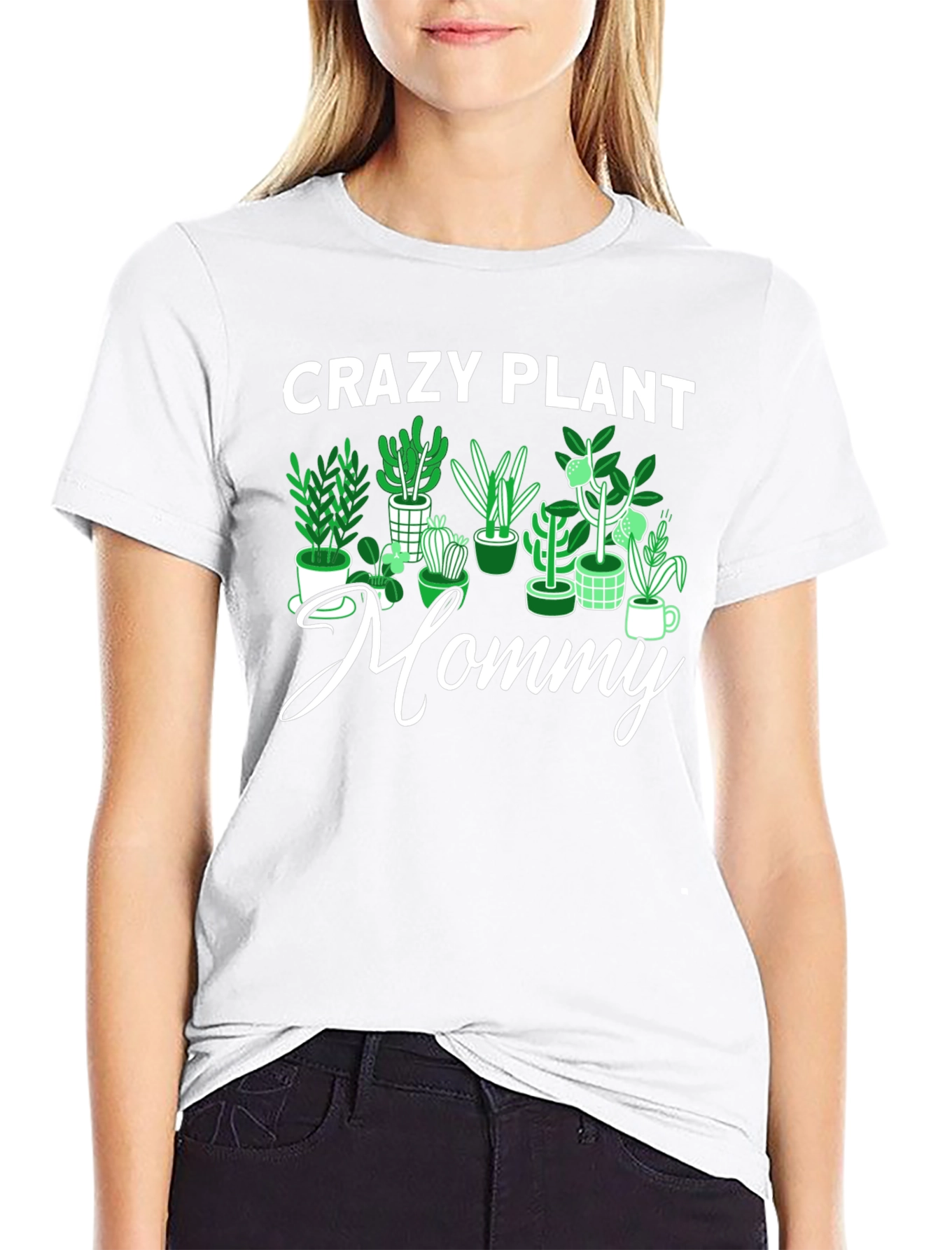 Crazy Plant Mommy Graphic Tee