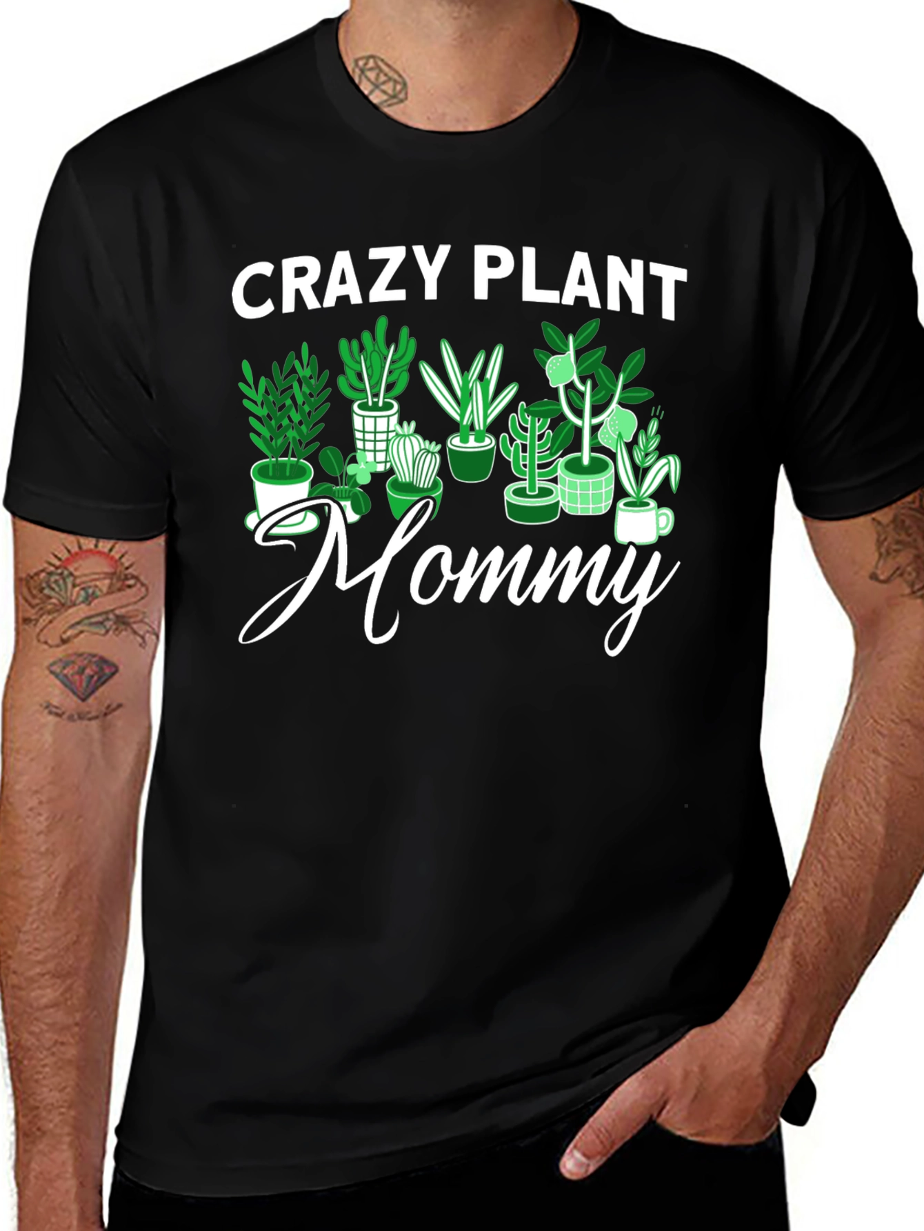 Crazy Plant Mommy Graphic Tee