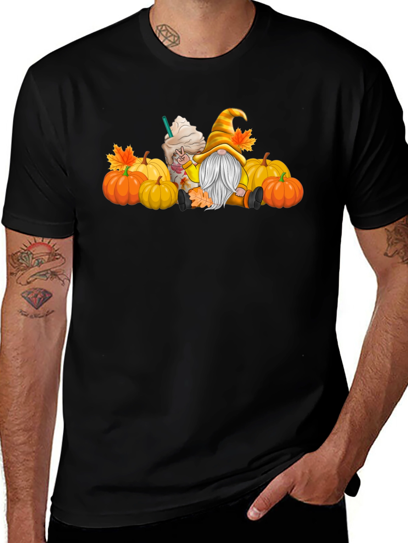 Fall Gnome Pumpkin Spice T-Shirt