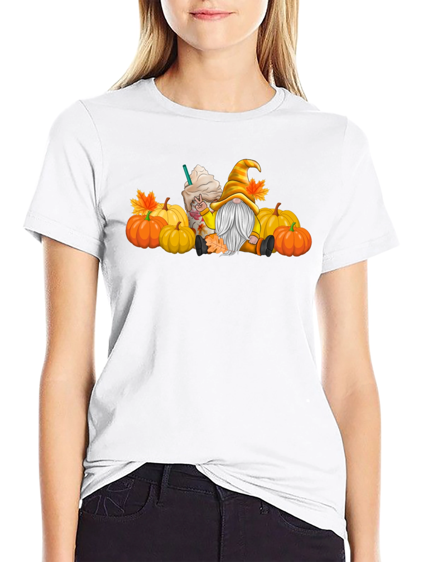 Fall Gnome Pumpkin Spice T-Shirt