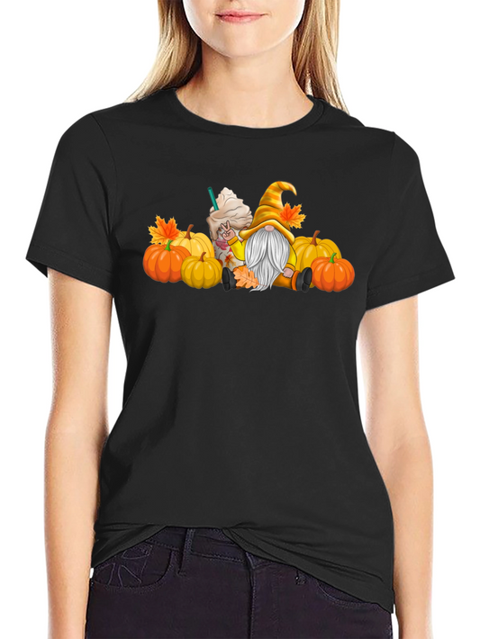 Fall Gnome Pumpkin Spice T-Shirt