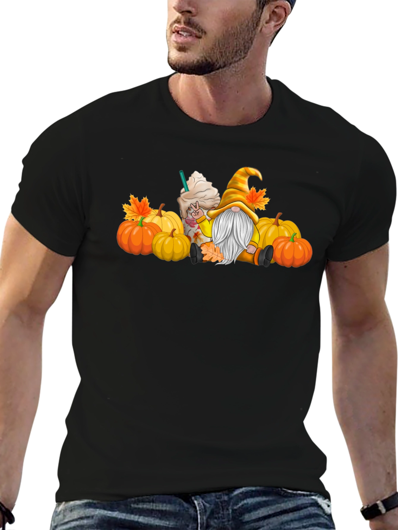 Fall Gnome Pumpkin Spice T-Shirt