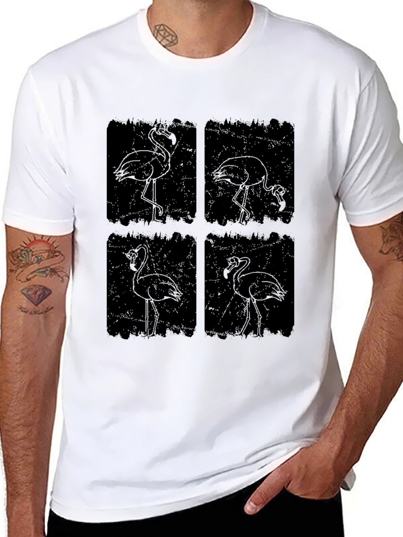 Flamingo Graphic T-Shirt