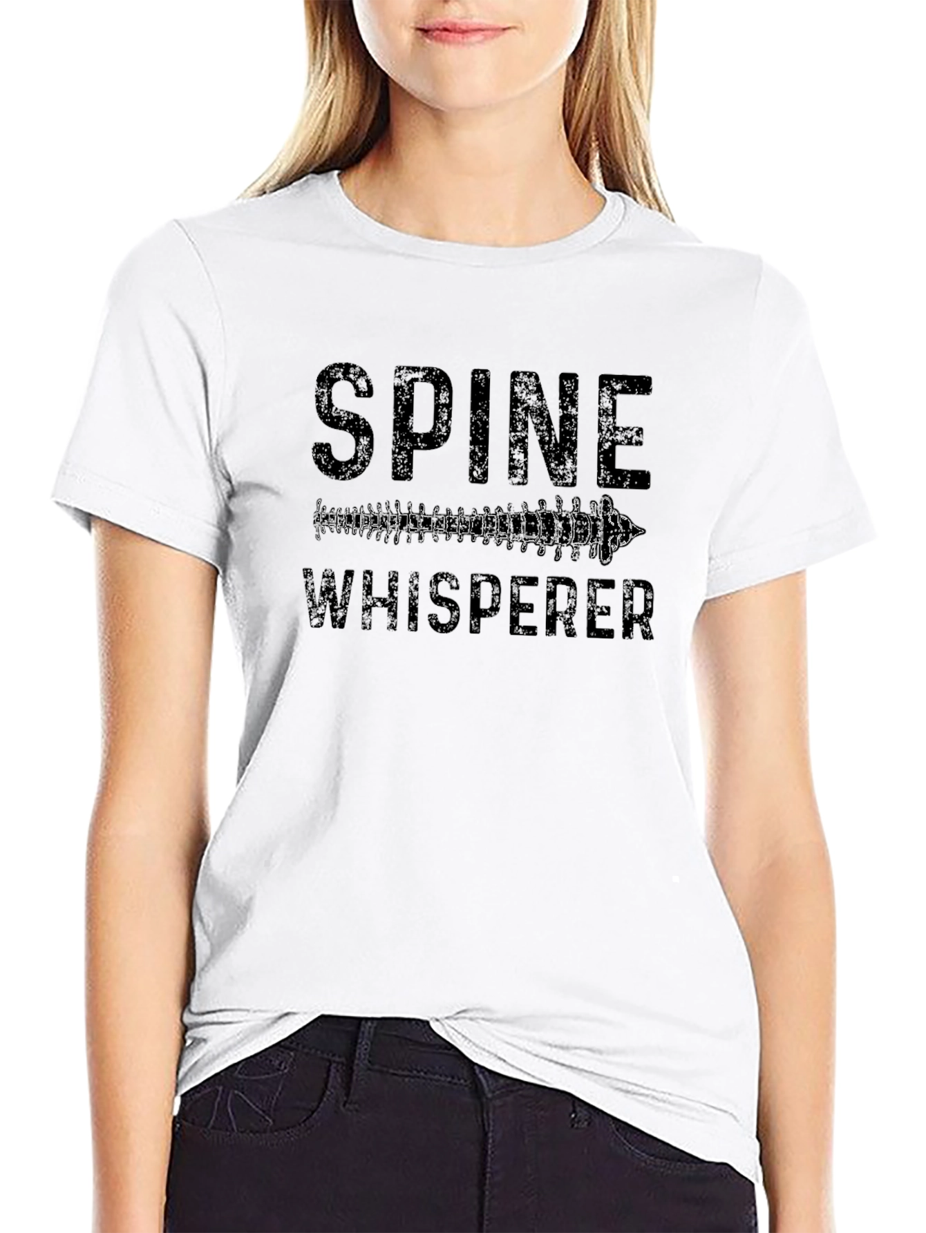 Spine Whisperer Graphic T-Shirt - Chiropractor Gift