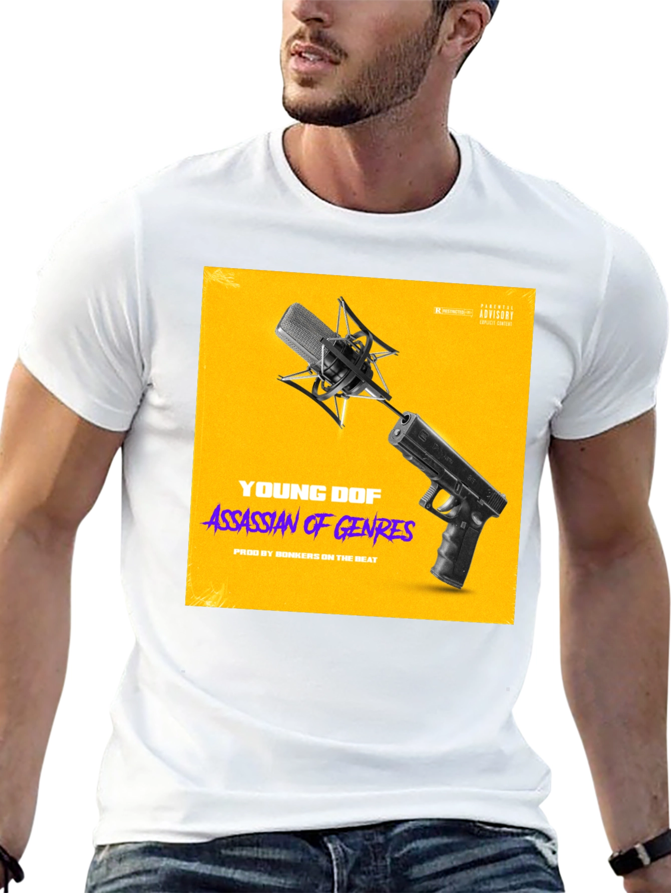 Young DOF Assassin of Genres Black T-Shirt
