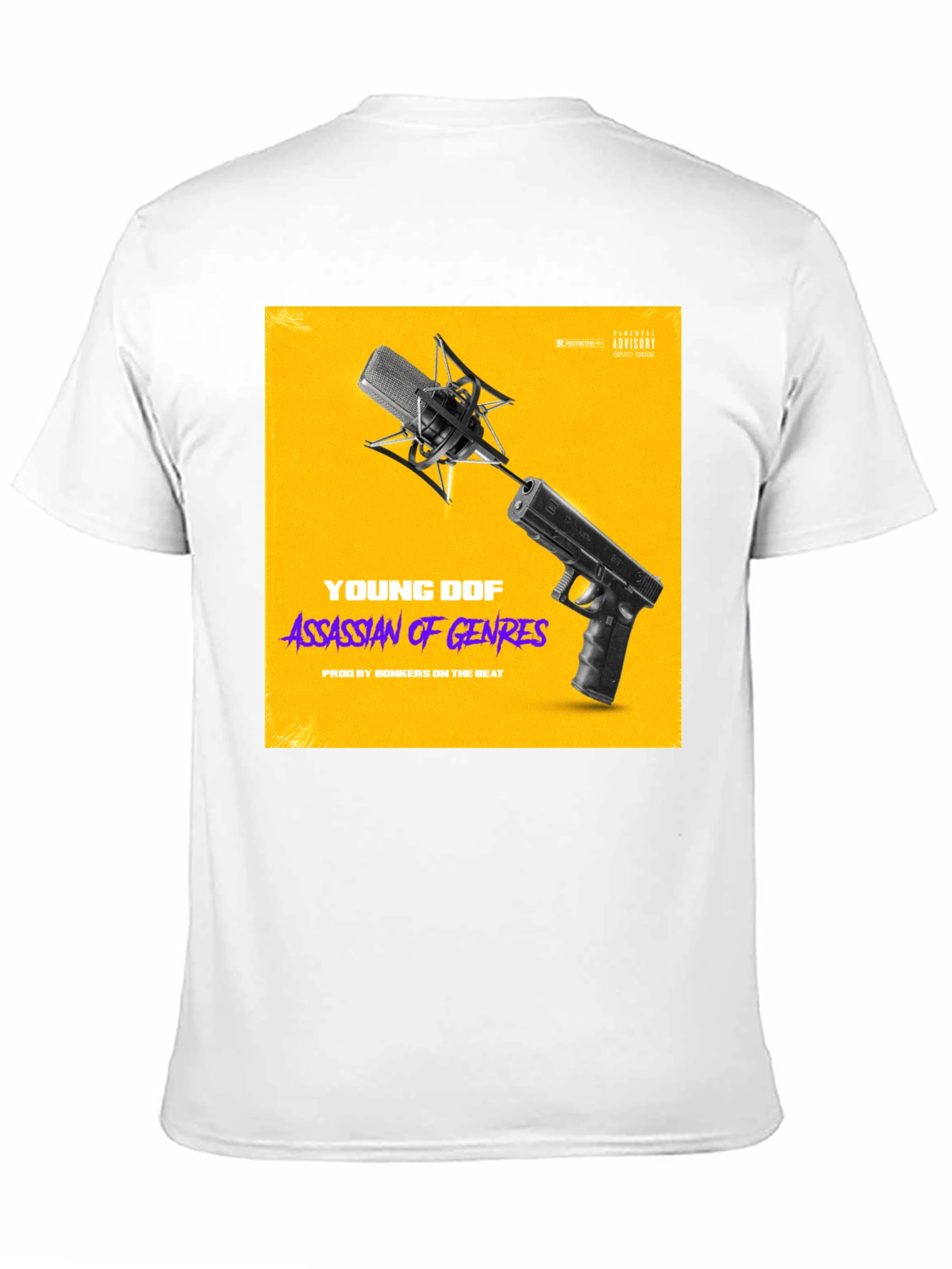 Young DOF Assassin of Genres Black T-Shirt