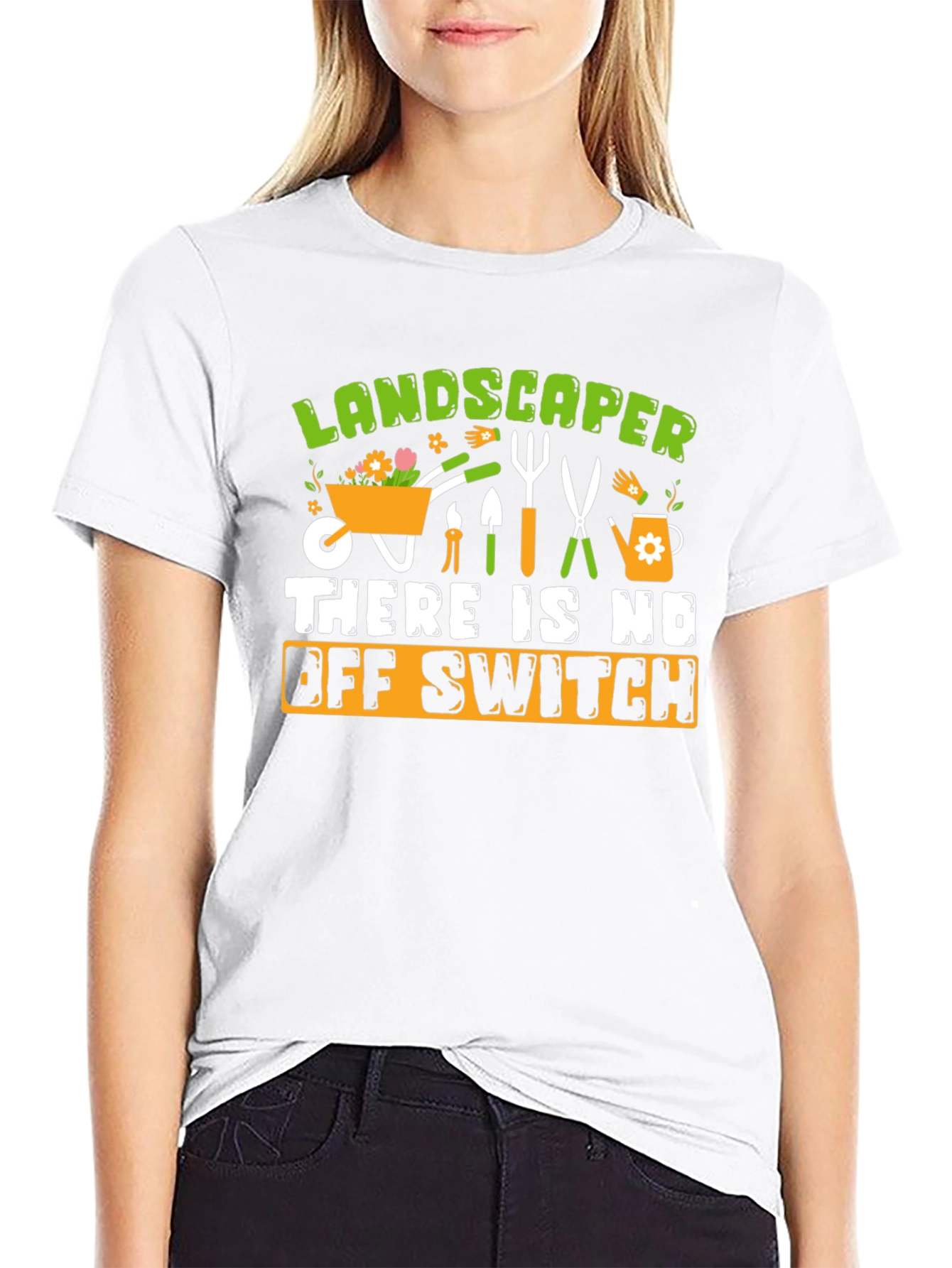 Landscaper No Off Switch Graphic T-Shirt