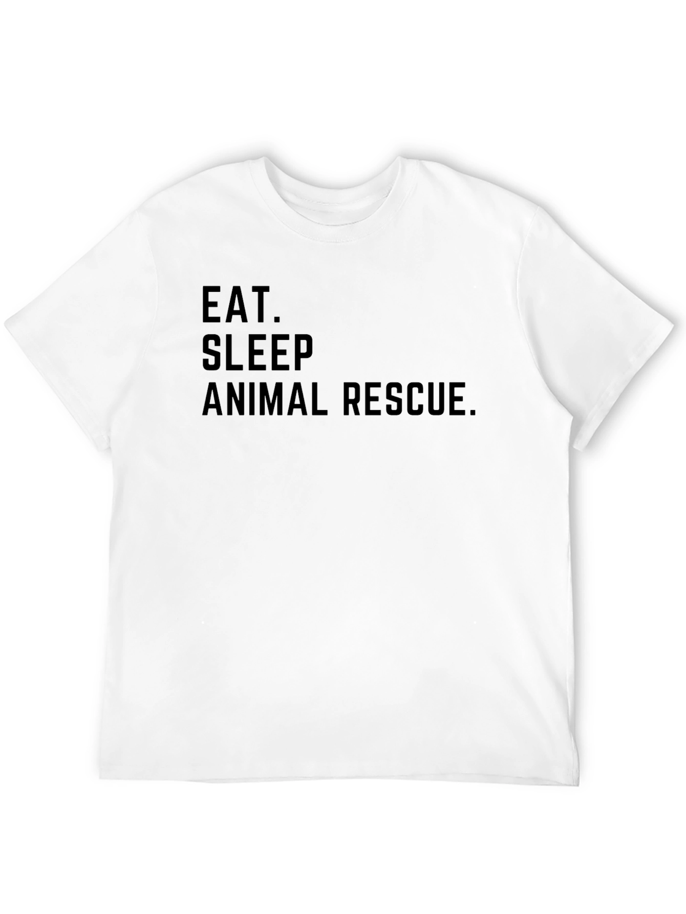 Eat Sleep Animal Rescue Graphic T-Shirt
