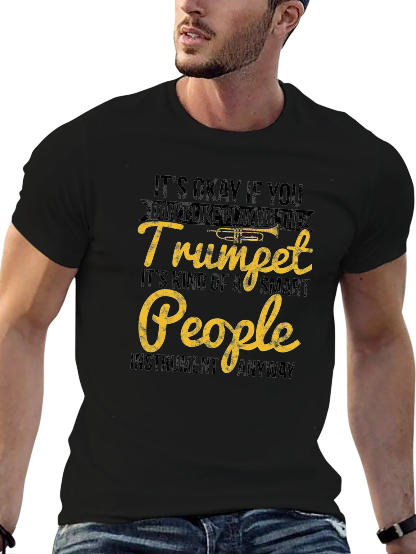 Trumpet Player T-Shirt - Smart People Instrument