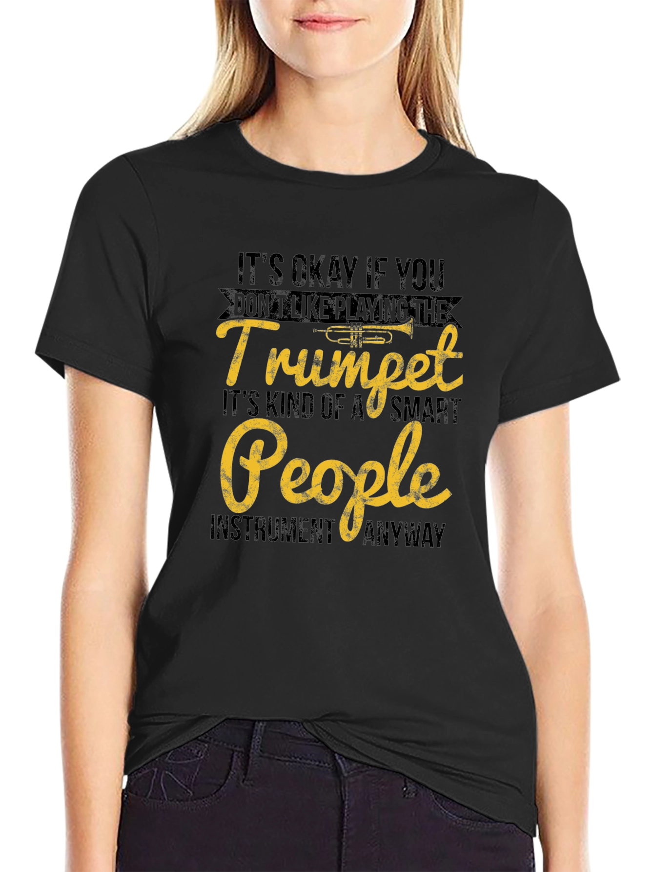 Trumpet Player T-Shirt - Smart People Instrument