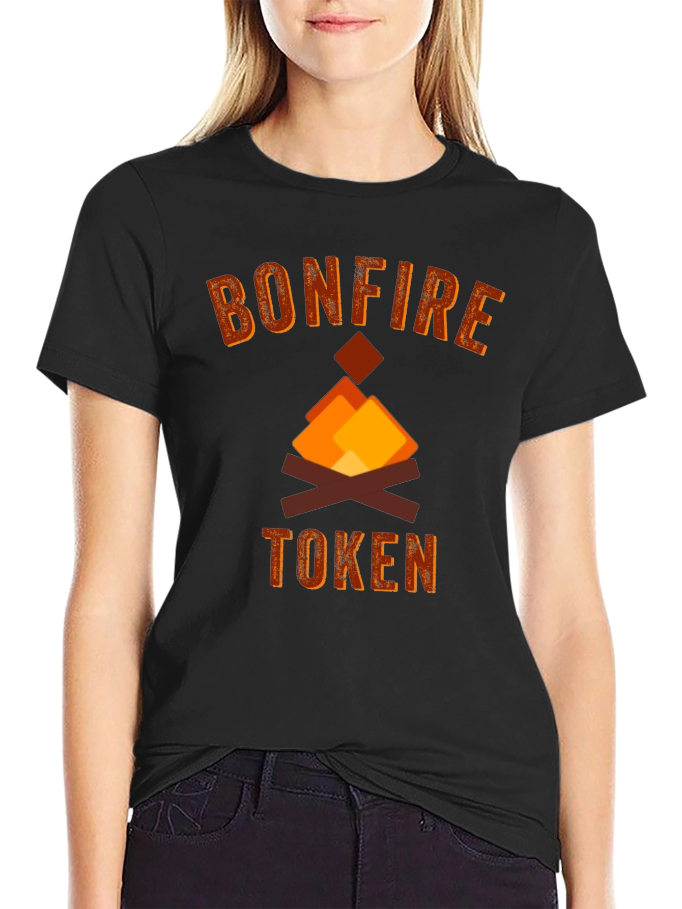 Bonfire Token T-Shirt - Cozy Crypto Tee