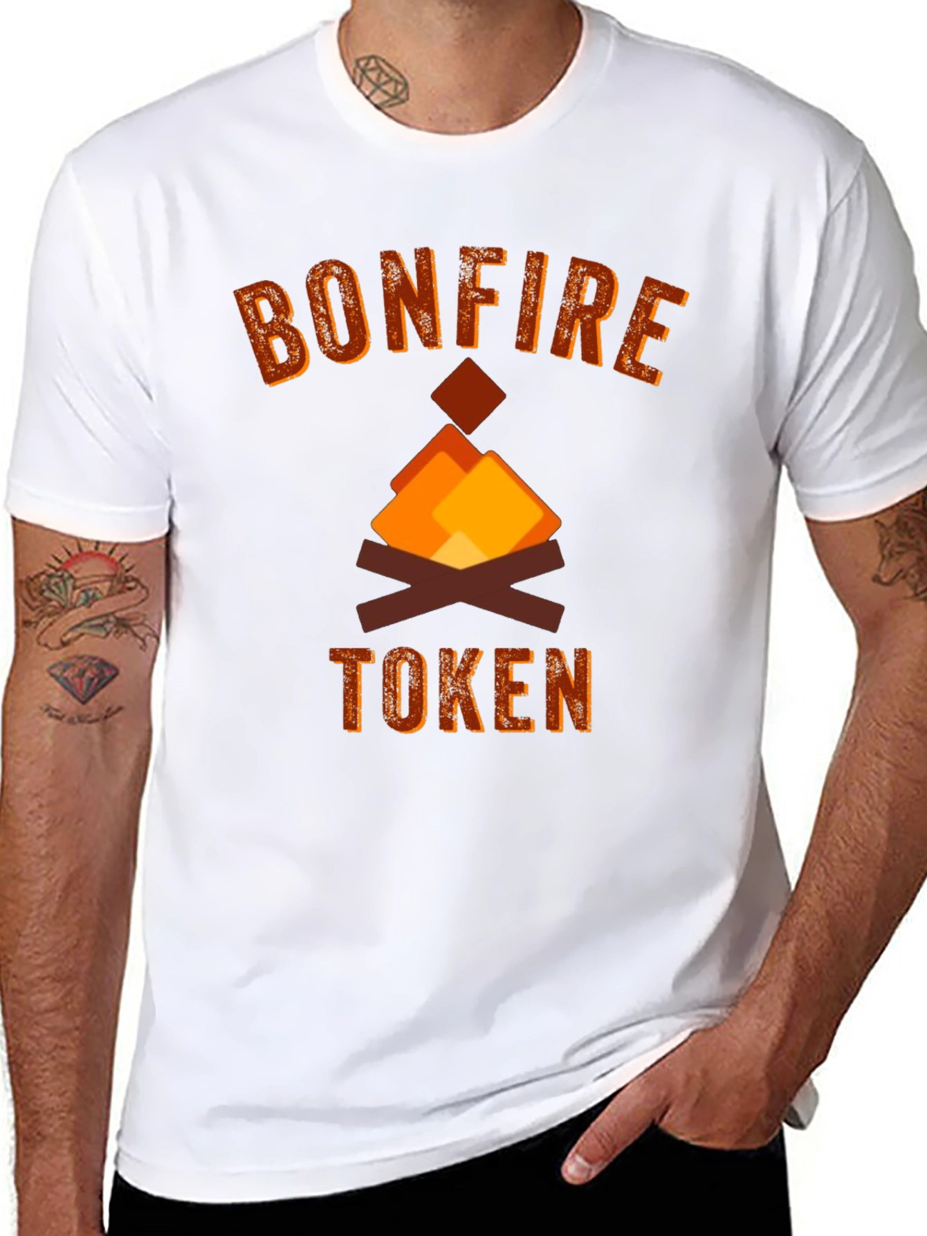 Bonfire Token T-Shirt - Cozy Crypto Tee