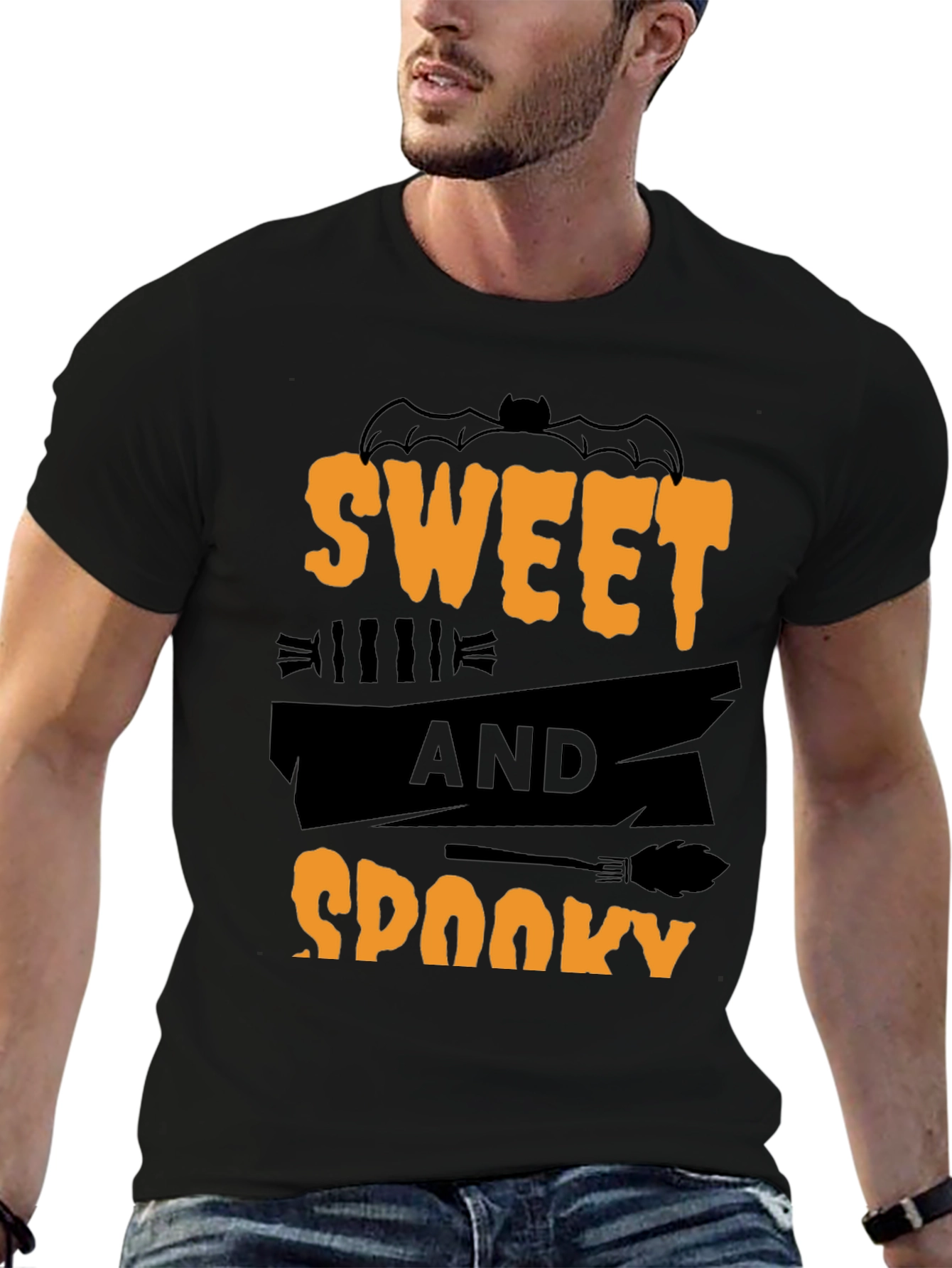 Sweet and Spooky Halloween Graphic Tee