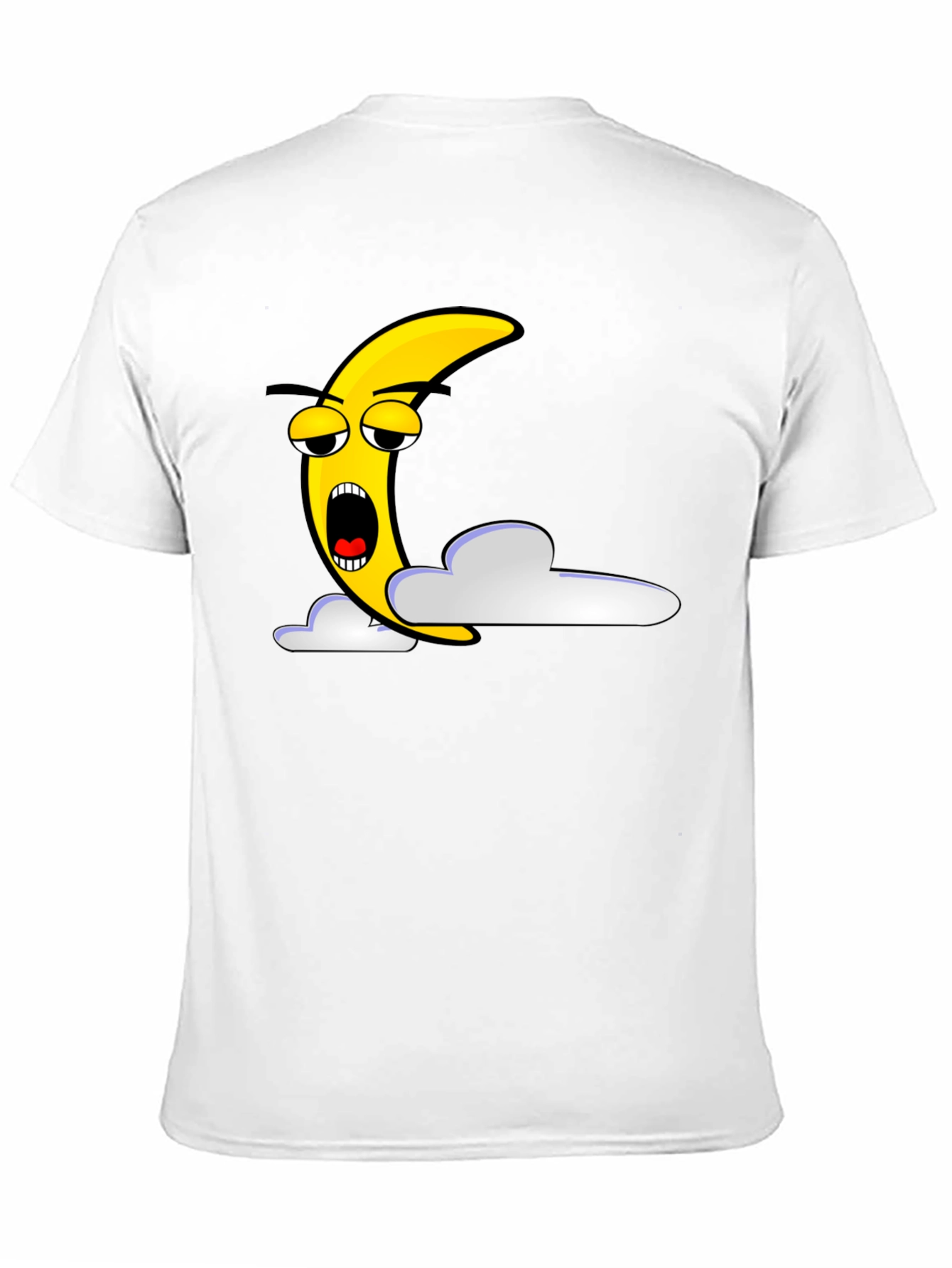 Sleepy Moon Graphic T-Shirt - Unisex Black Tee