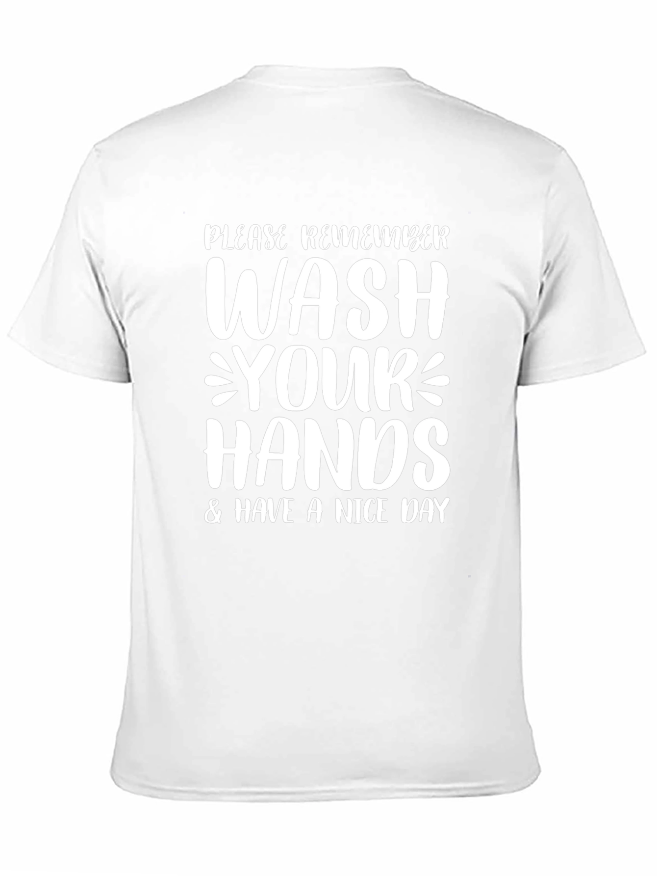 Wash Your Hands Black T-Shirt