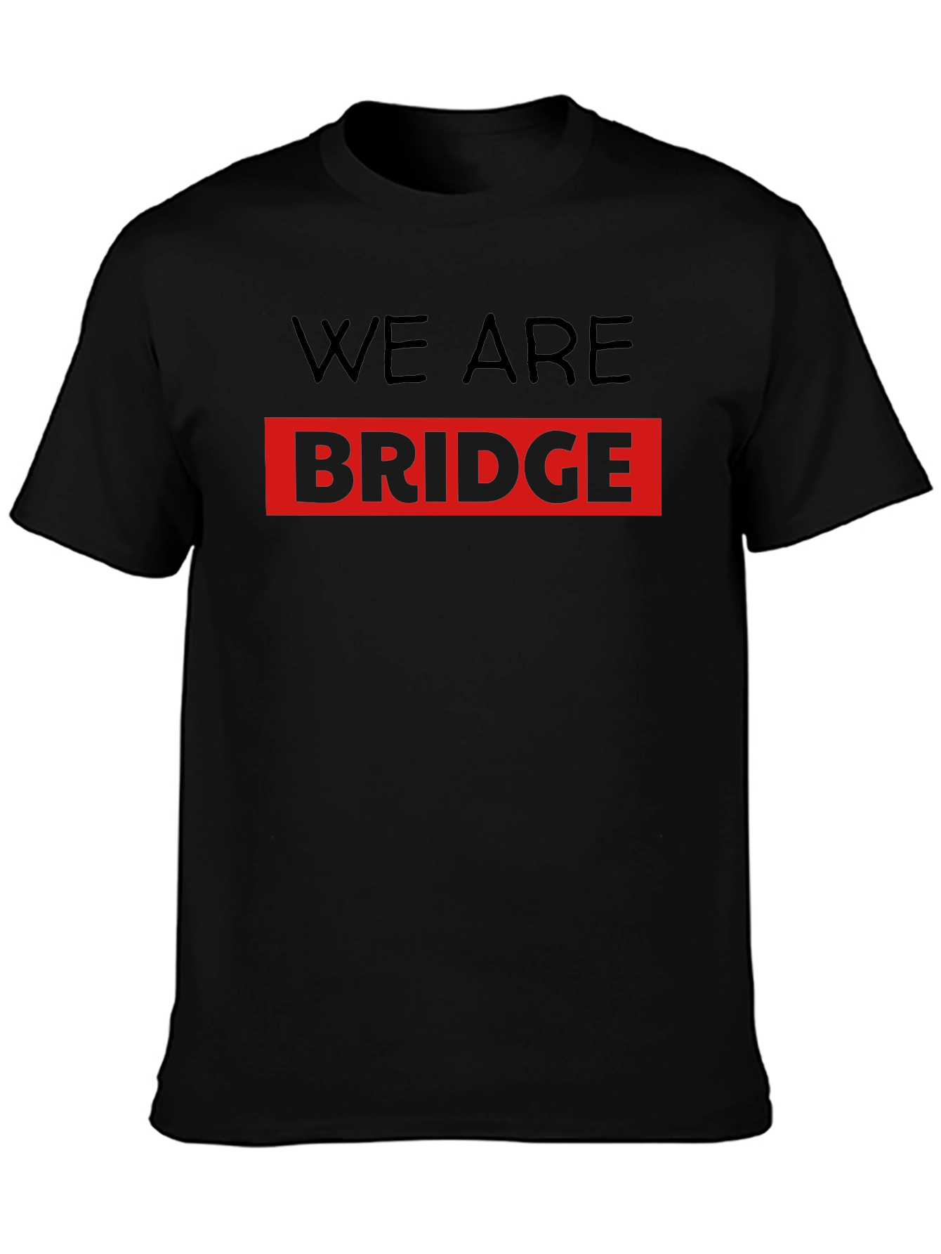 We Are Bridge Graphic T-Shirt - Black