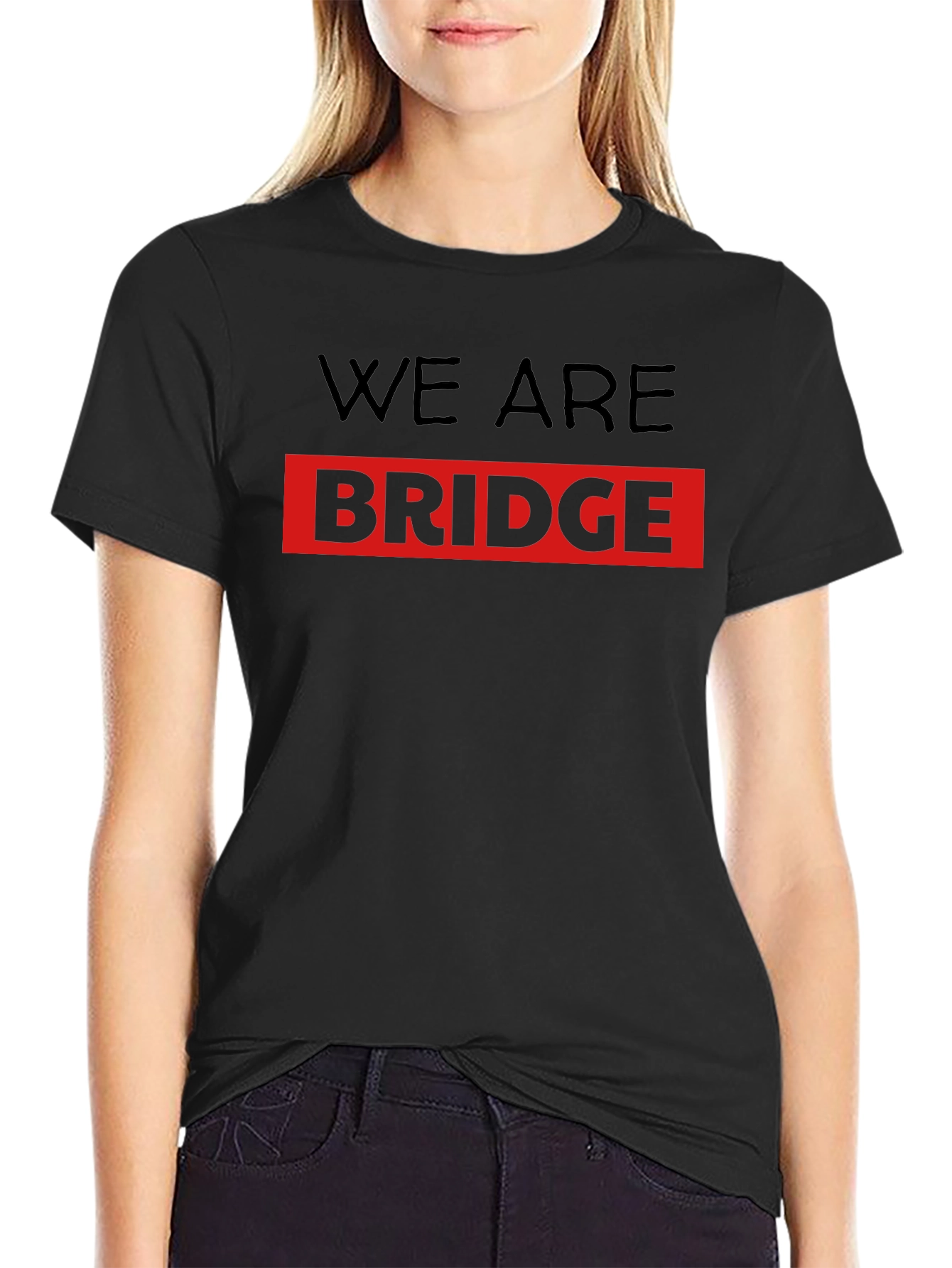 We Are Bridge Graphic T-Shirt - Black