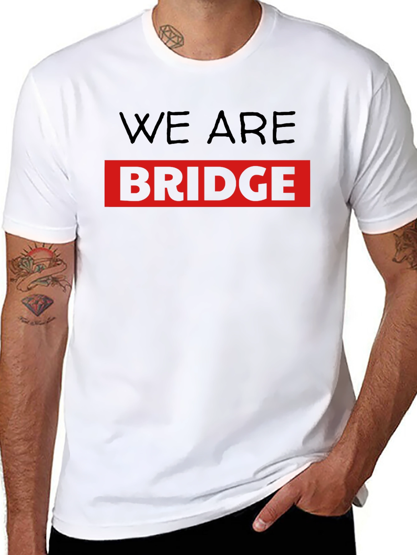 We Are Bridge Graphic T-Shirt - Black