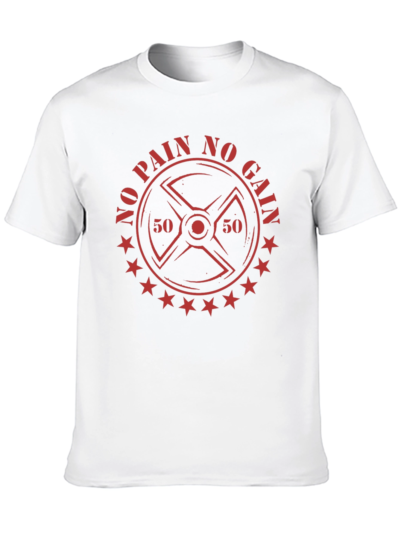 No Pain No Gain Graphic Tee - Black