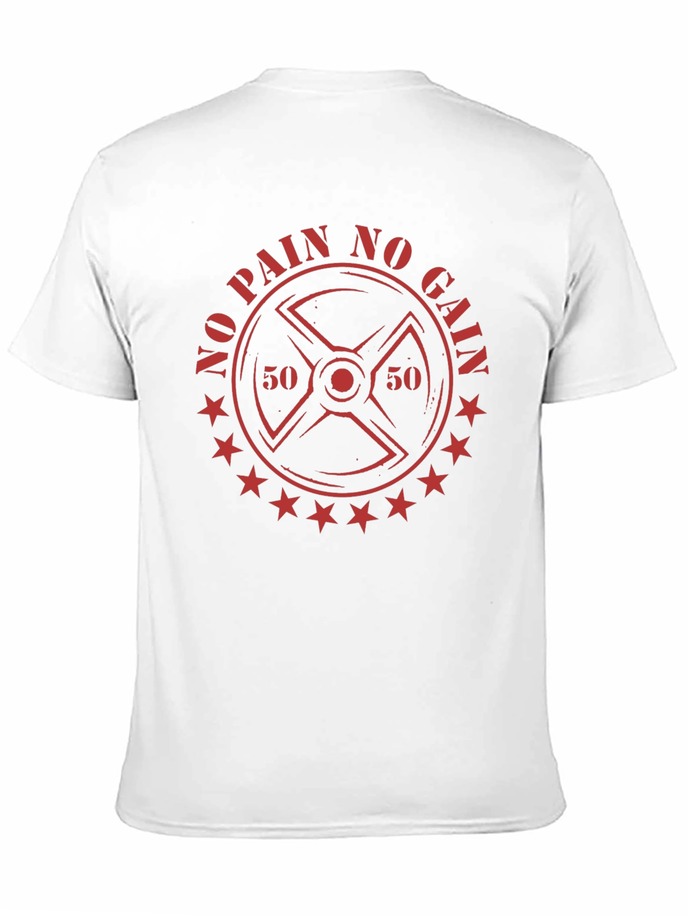 No Pain No Gain Graphic Tee - Black