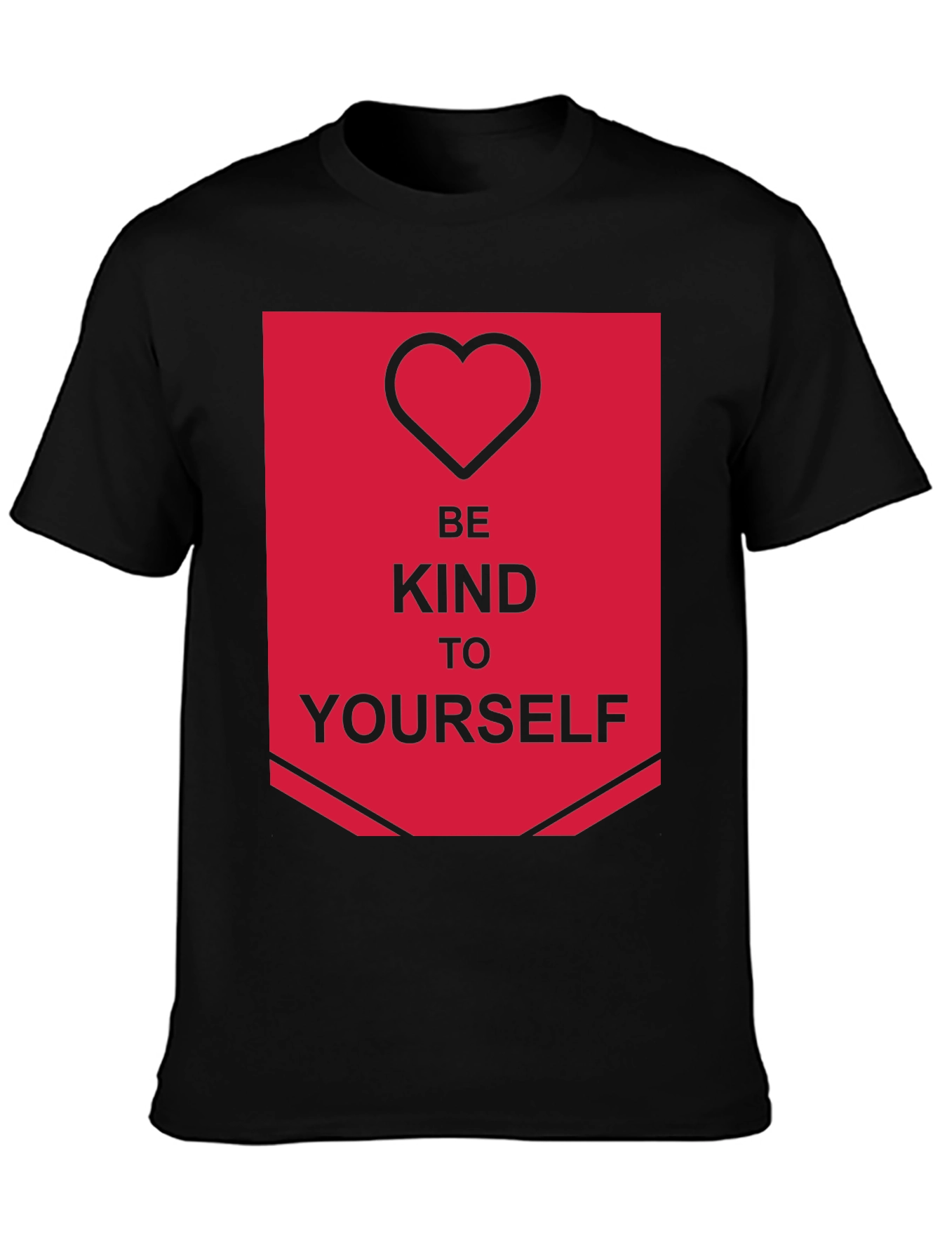 Be Kind to Yourself Graphic Tee - Black