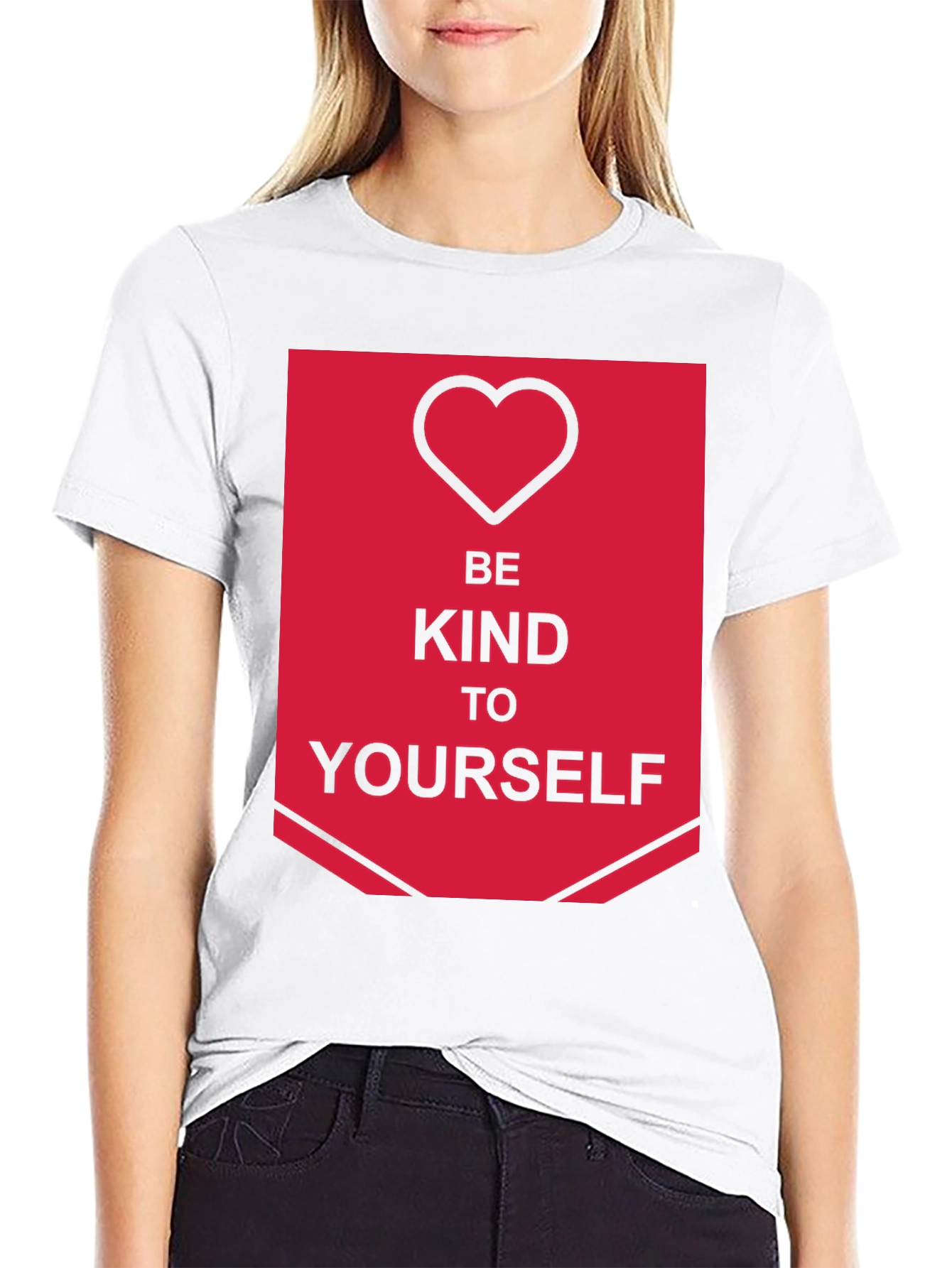 Be Kind to Yourself Graphic Tee - Black