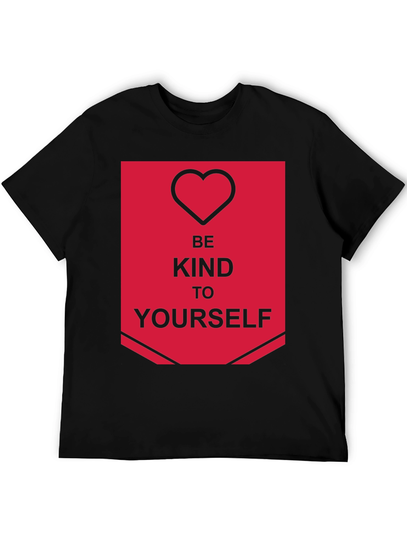 Be Kind to Yourself Graphic Tee - Black