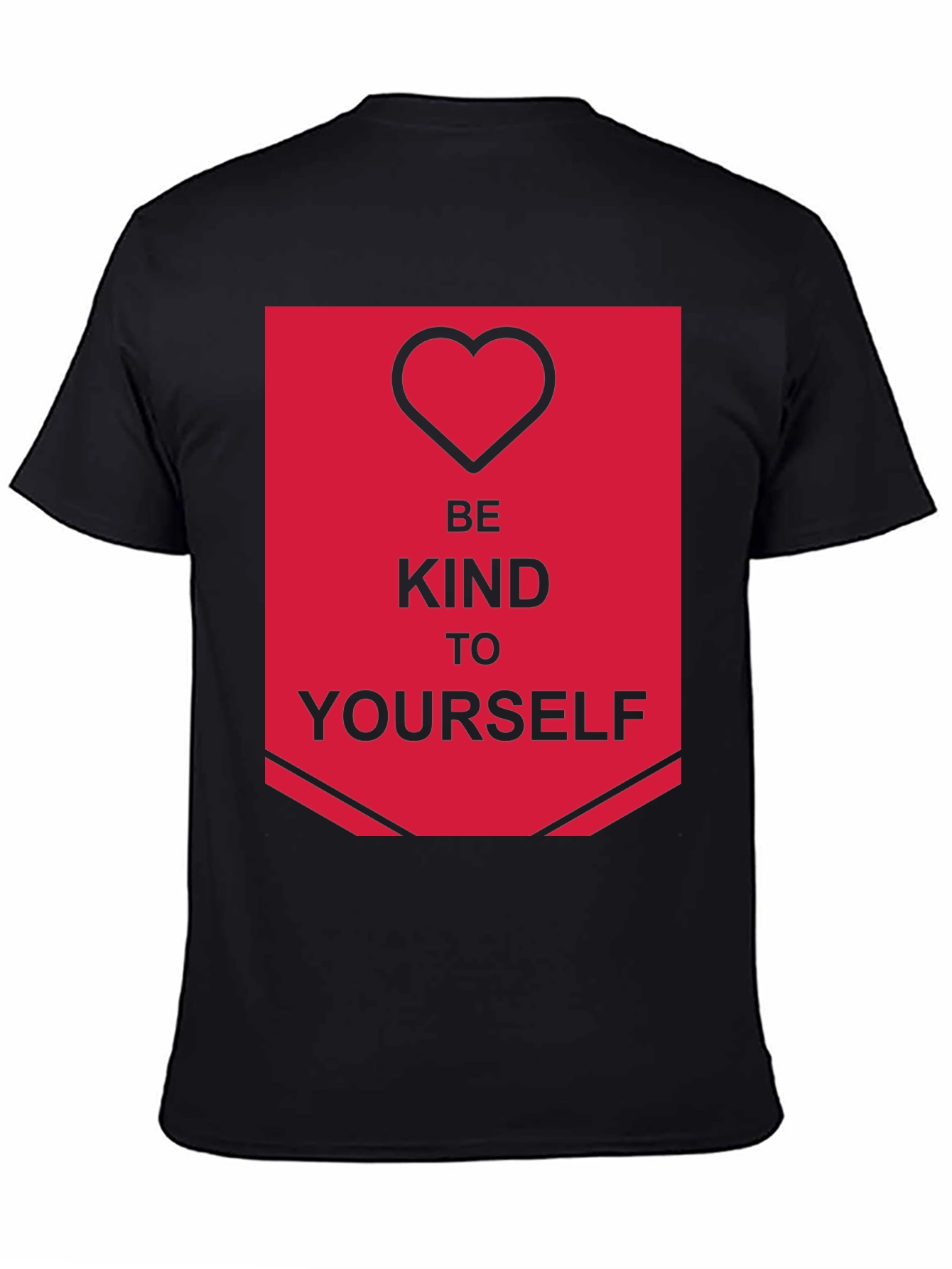 Be Kind to Yourself Graphic Tee - Black