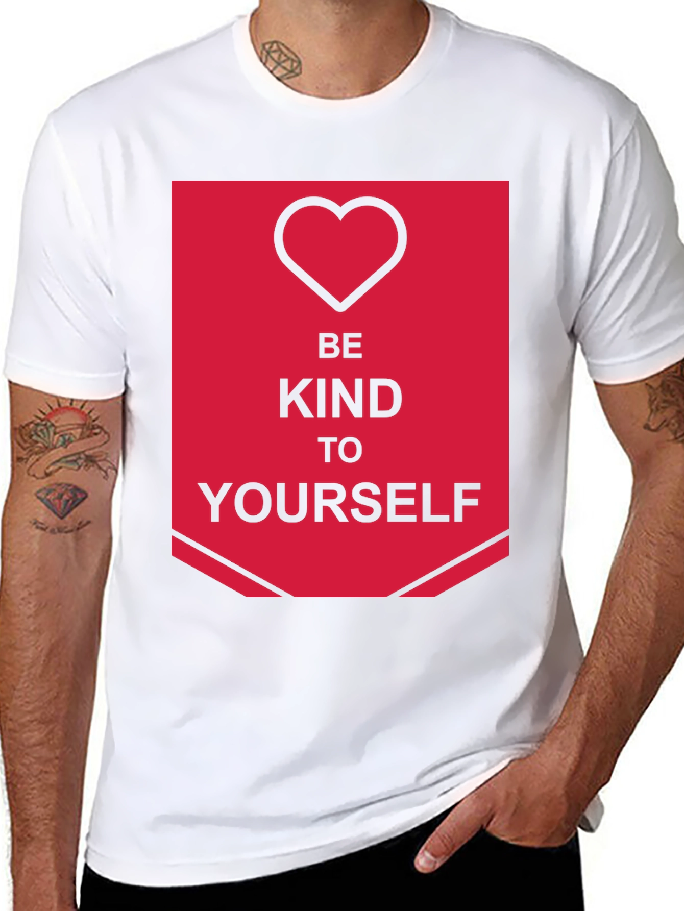 Be Kind to Yourself Graphic Tee - Black