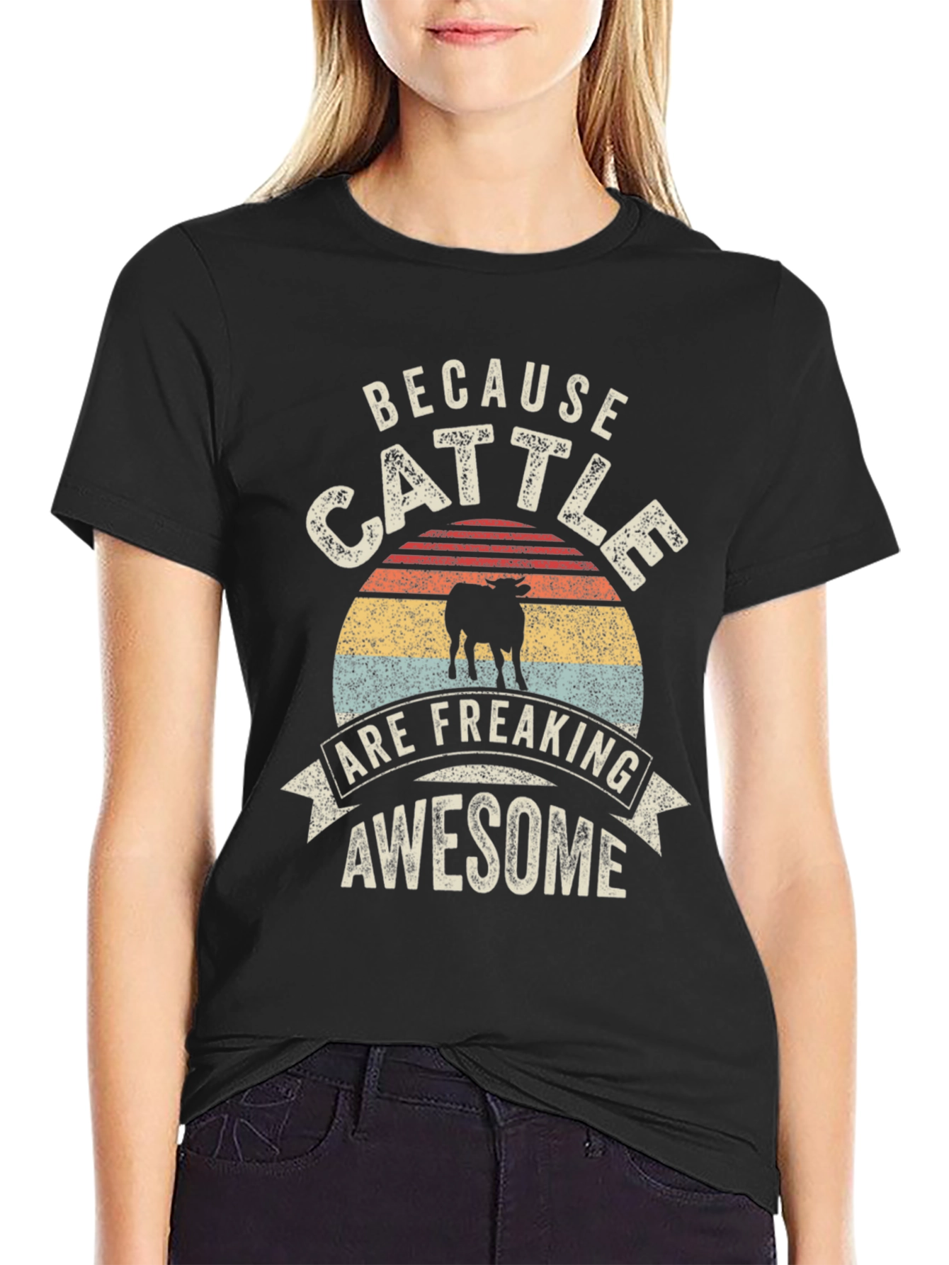 Cattle Are Freaking Awesome Graphic T-Shirt