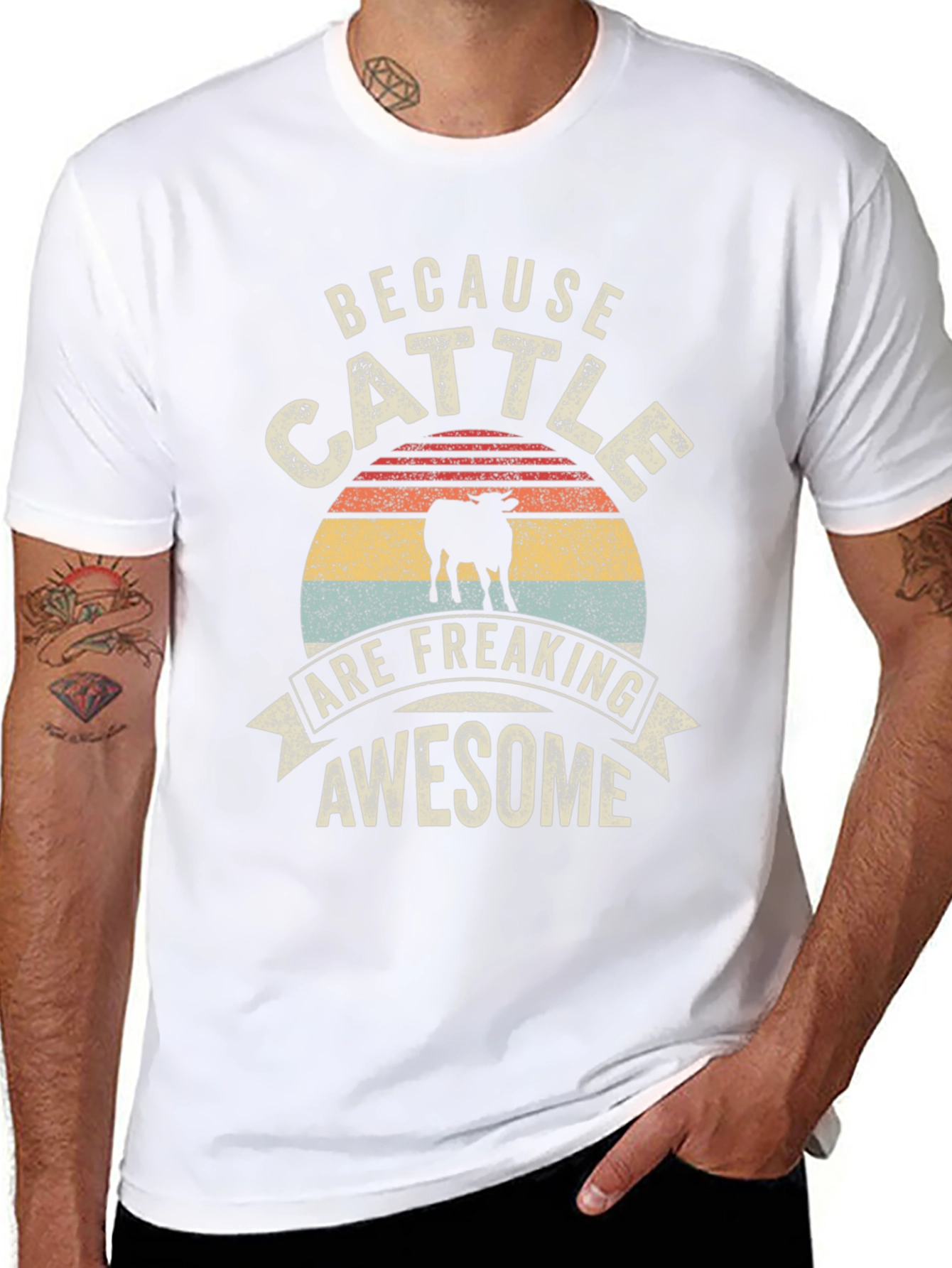 Cattle Are Freaking Awesome Graphic T-Shirt