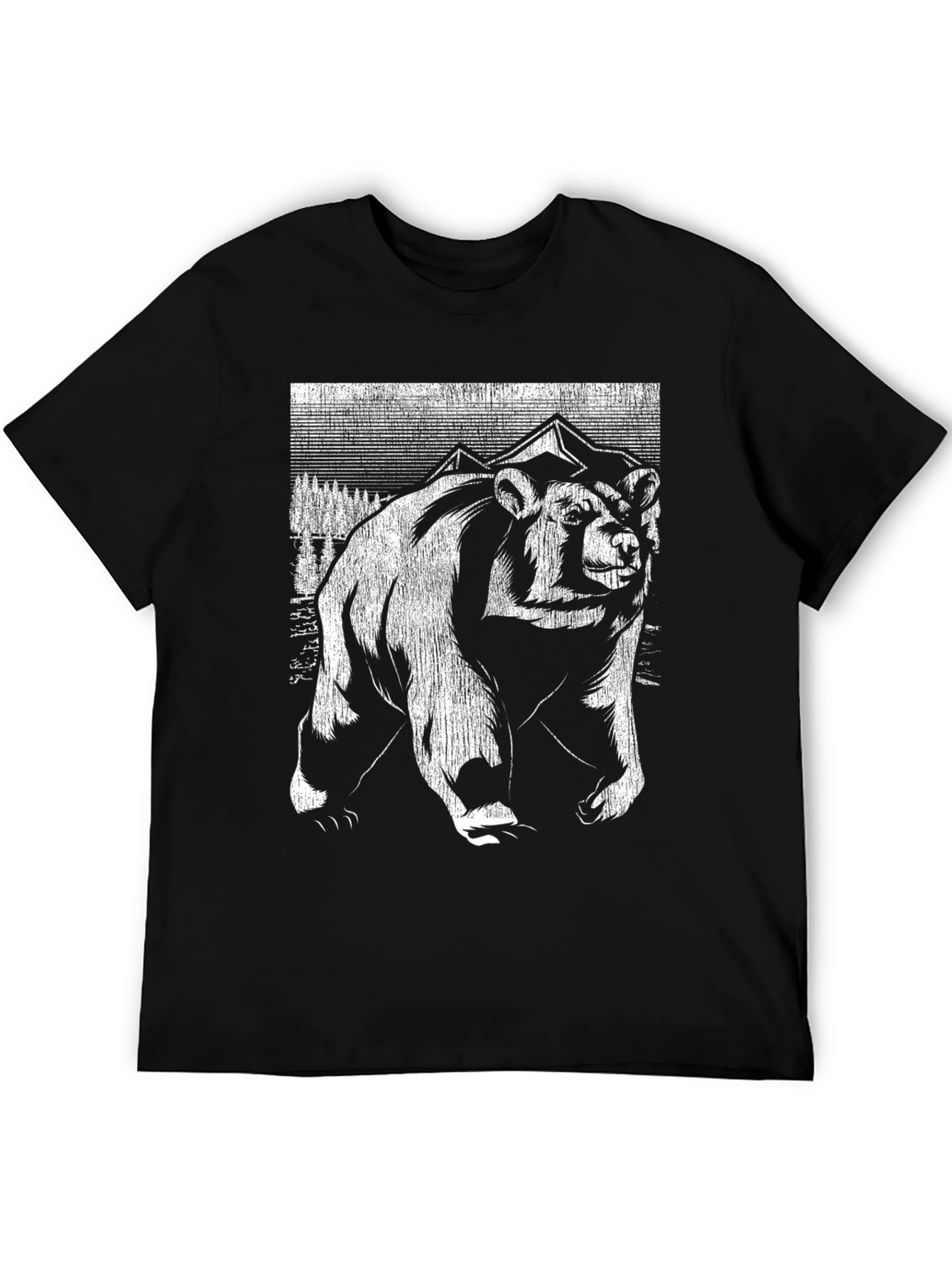 Bear Mountain Graphic Tee - Black
