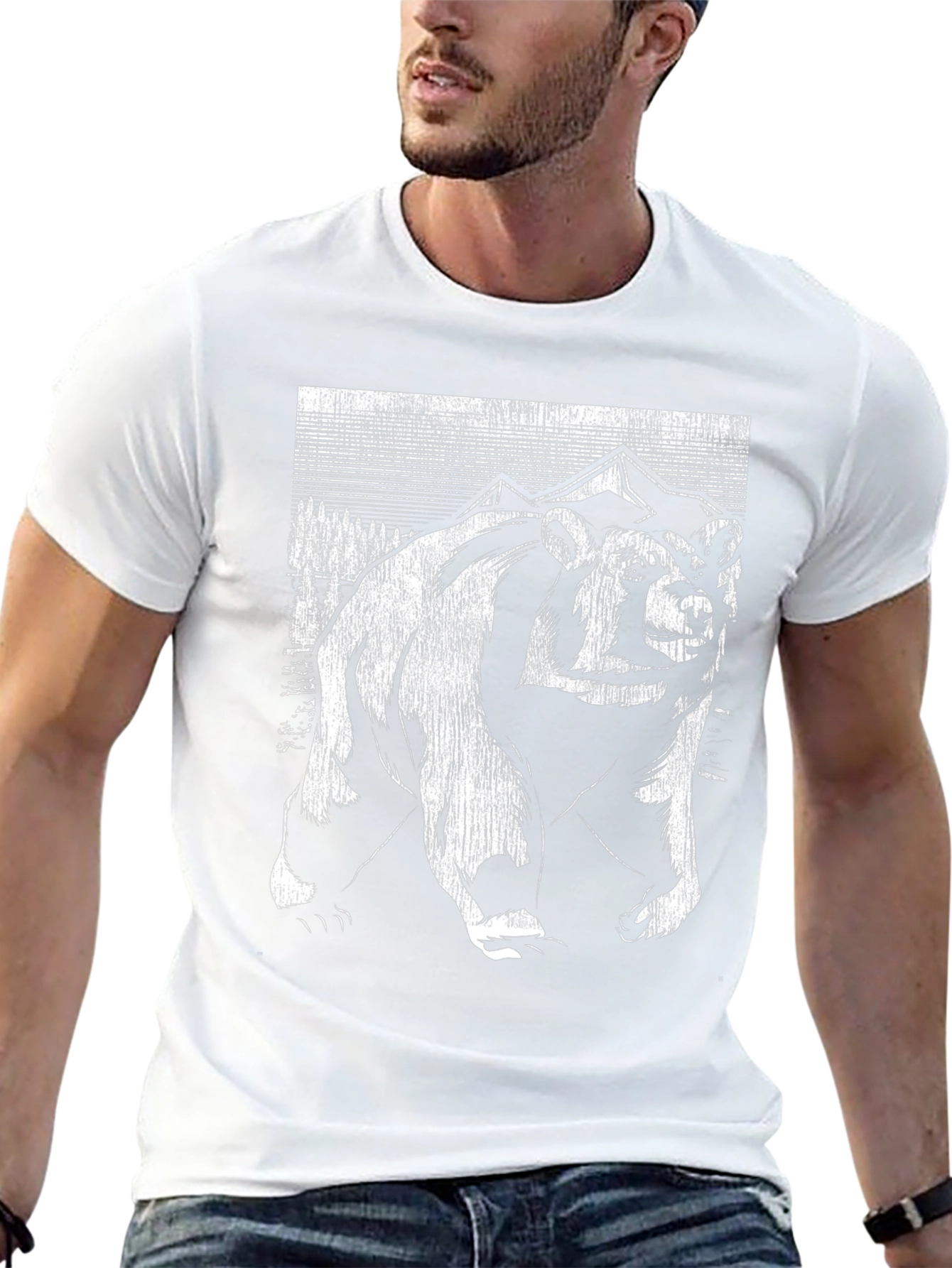 Bear Mountain Graphic Tee - Black