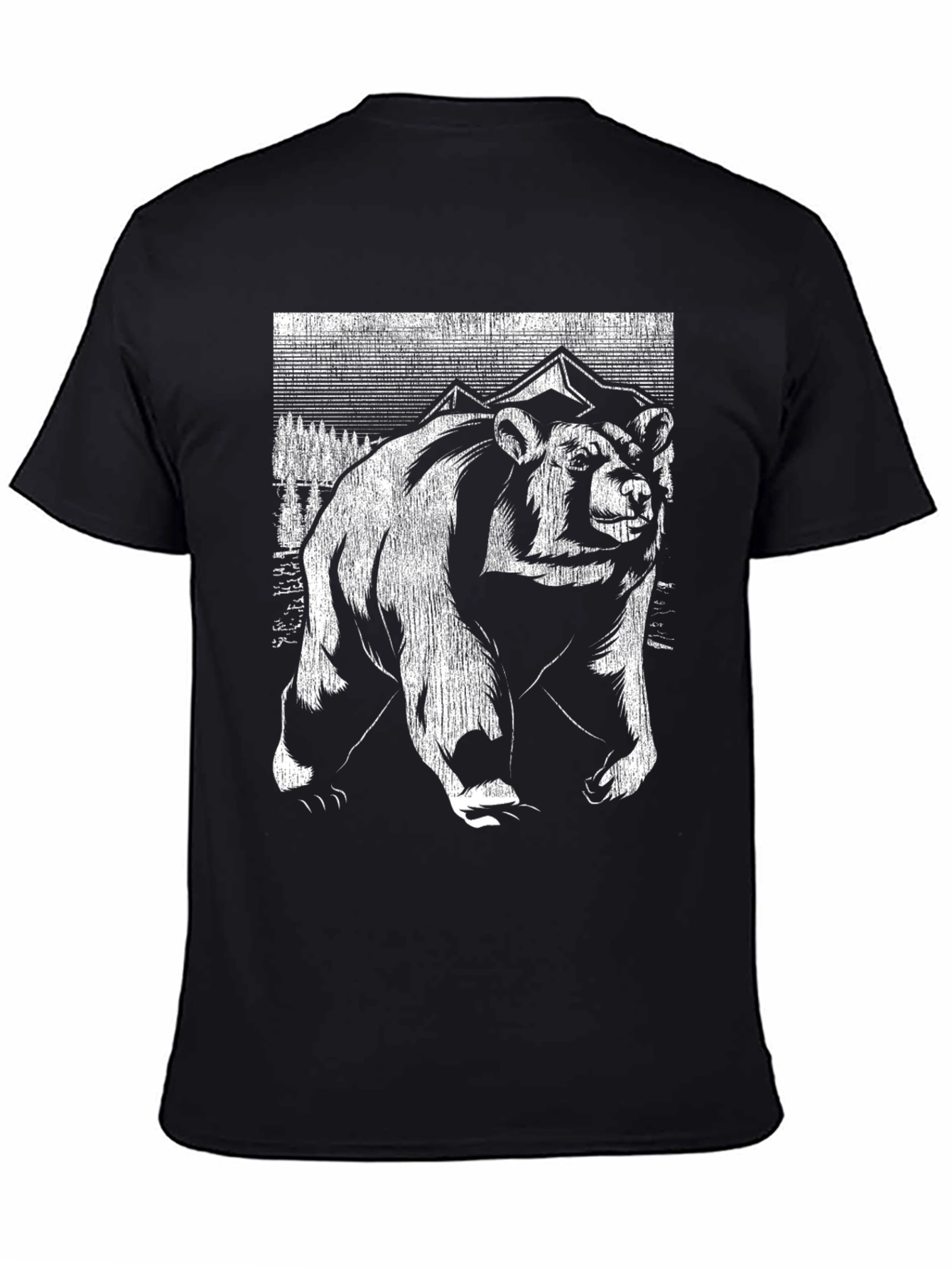 Bear Mountain Graphic Tee - Black