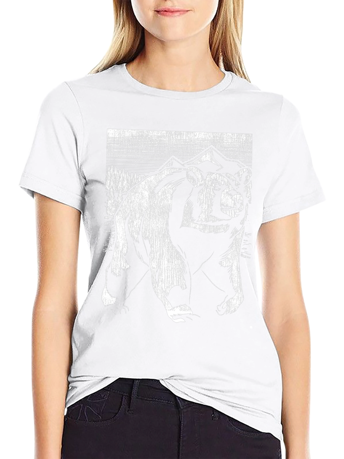 Bear Mountain Graphic Tee - Black