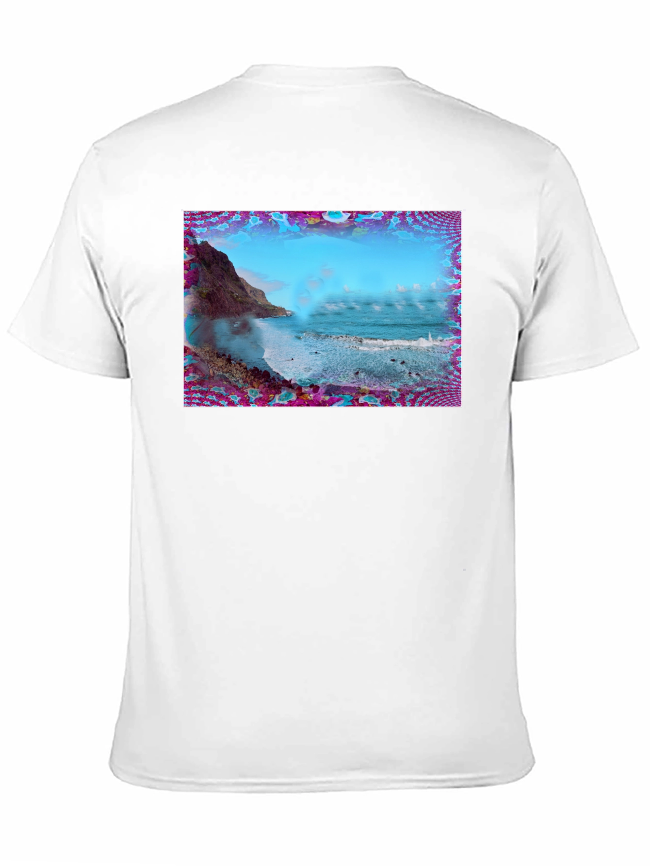 Ocean View Graphic Tee - Black