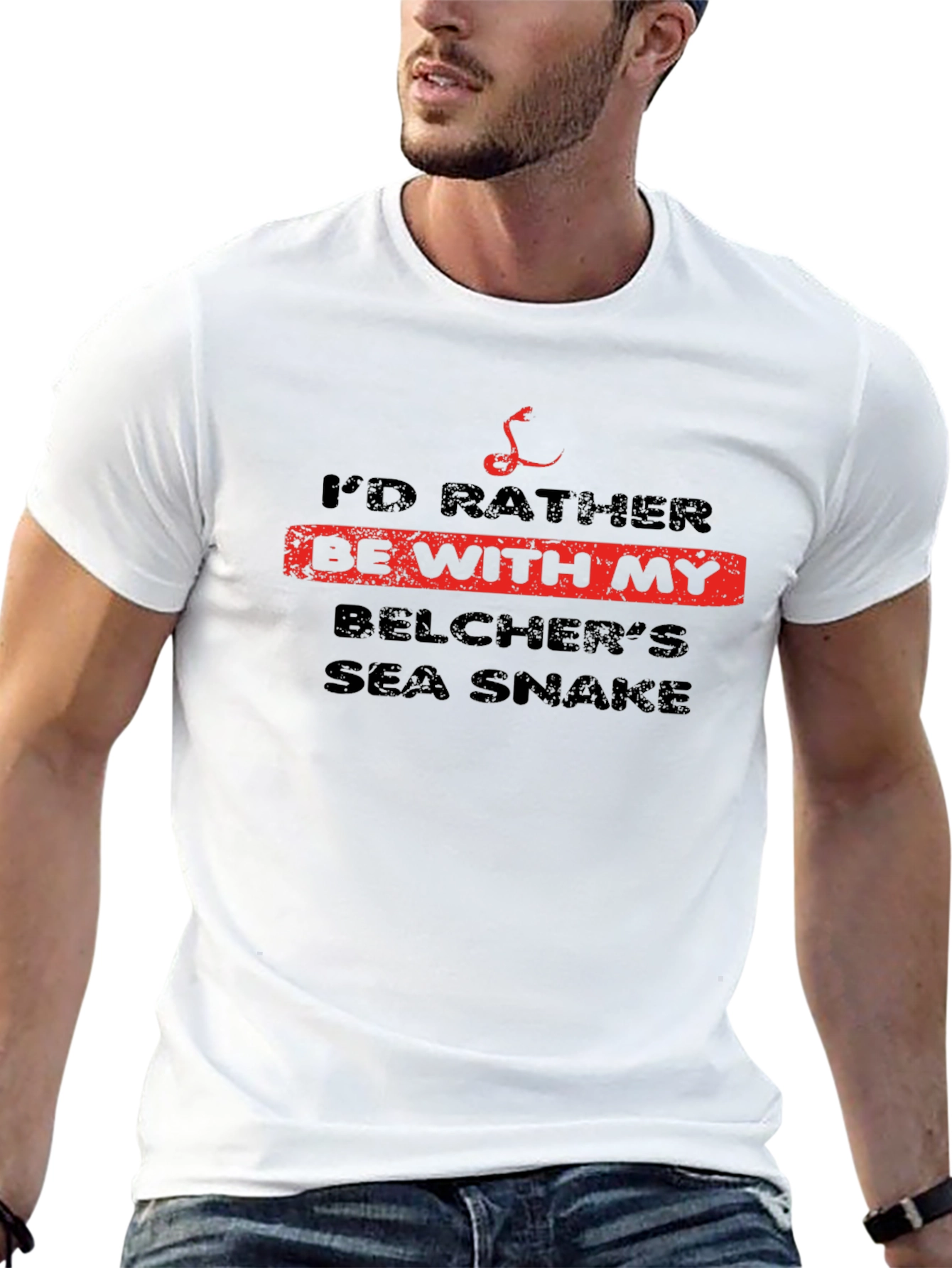 Belchers Sea Snake Graphic Tee - Funny T-Shirt